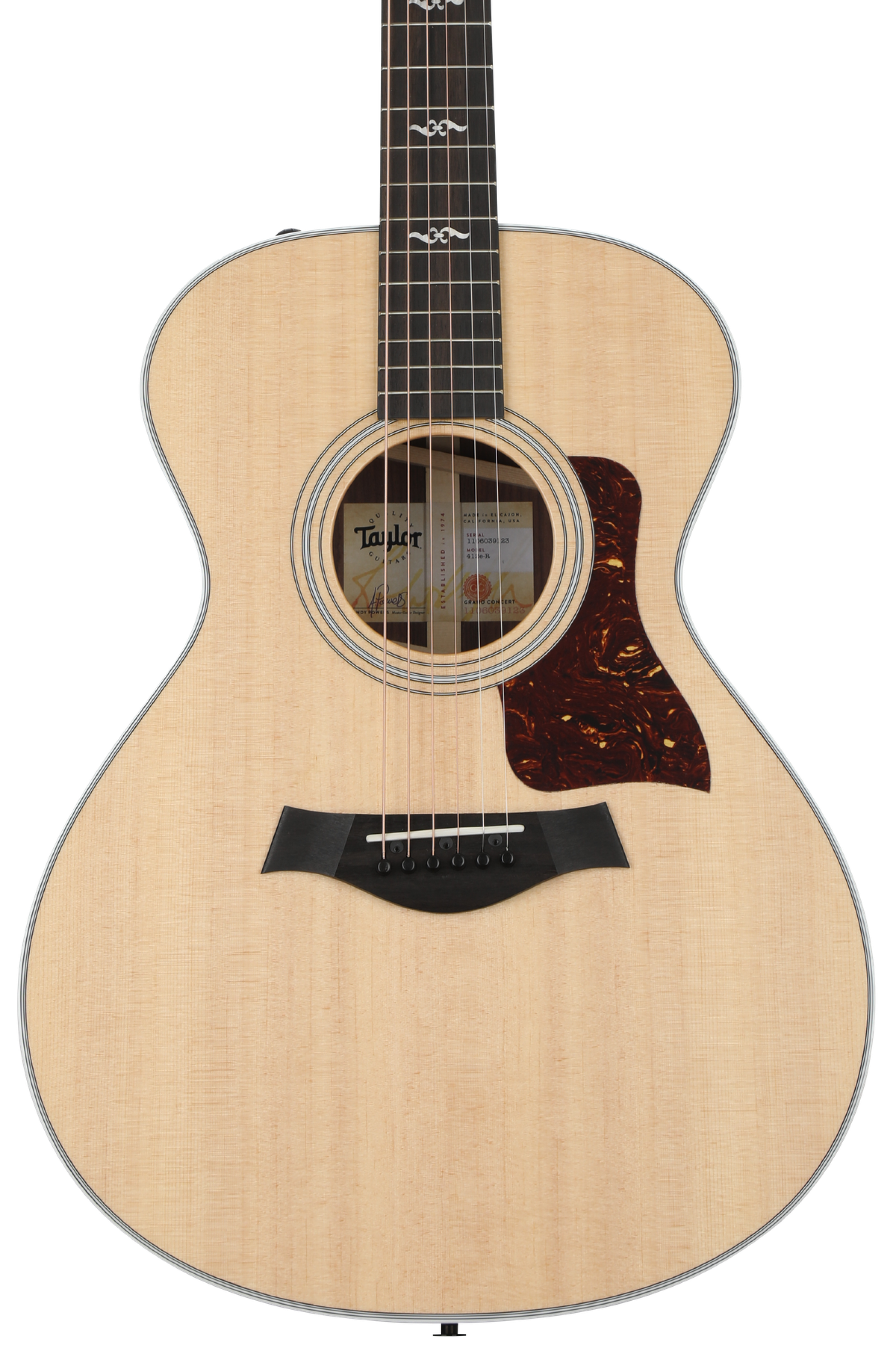 Taylor 412e-R V-Class Acoustic-Electric Guitar - Natural
