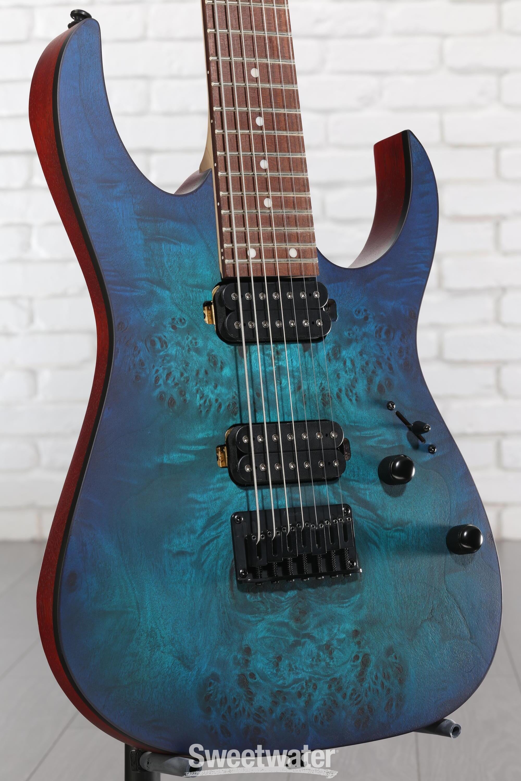 Photo of Ibanez RG7421PB Electric Guitar - Sapphire Blue Flat