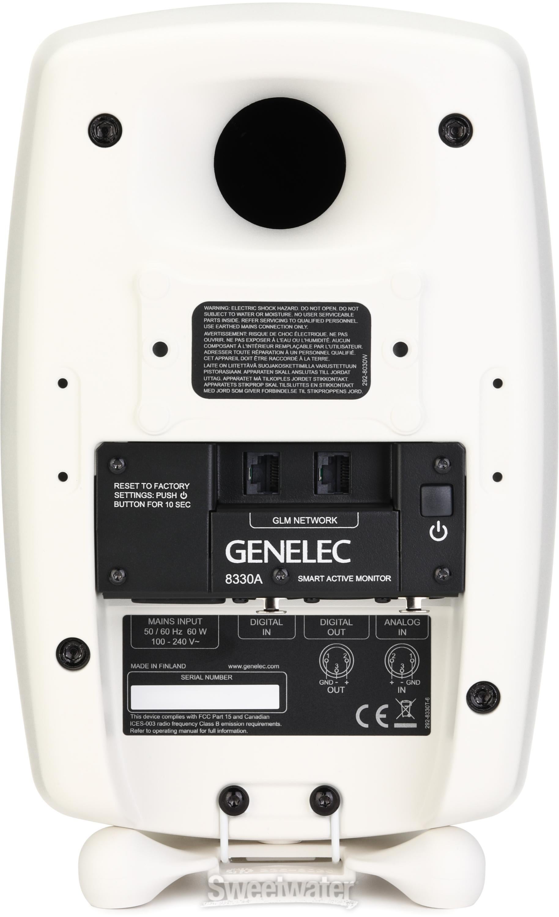 Genelec 8330A Powered Studio Monitor - White | Sweetwater