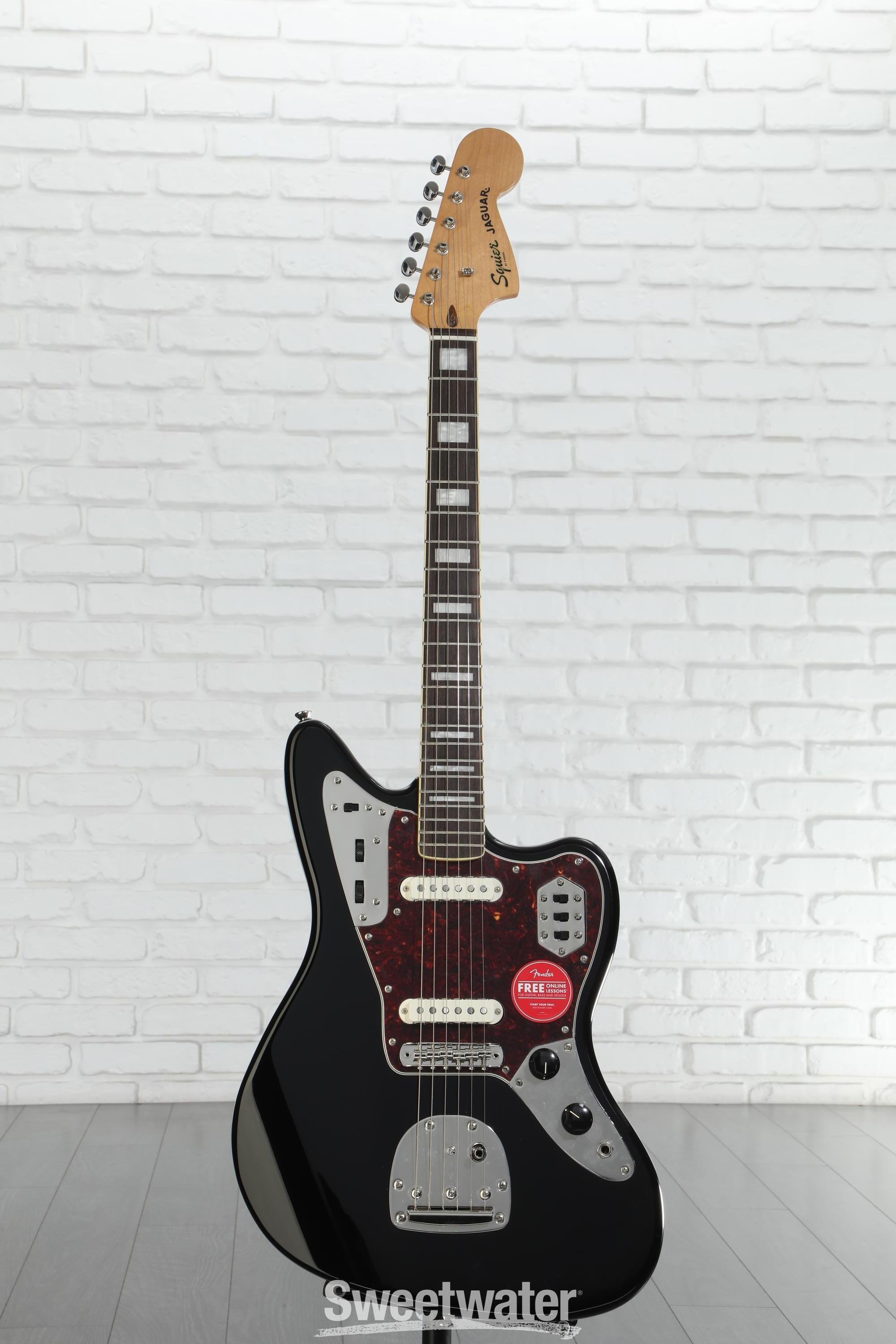 Squier Classic Vibe '70s Jaguar - Black | Sweetwater