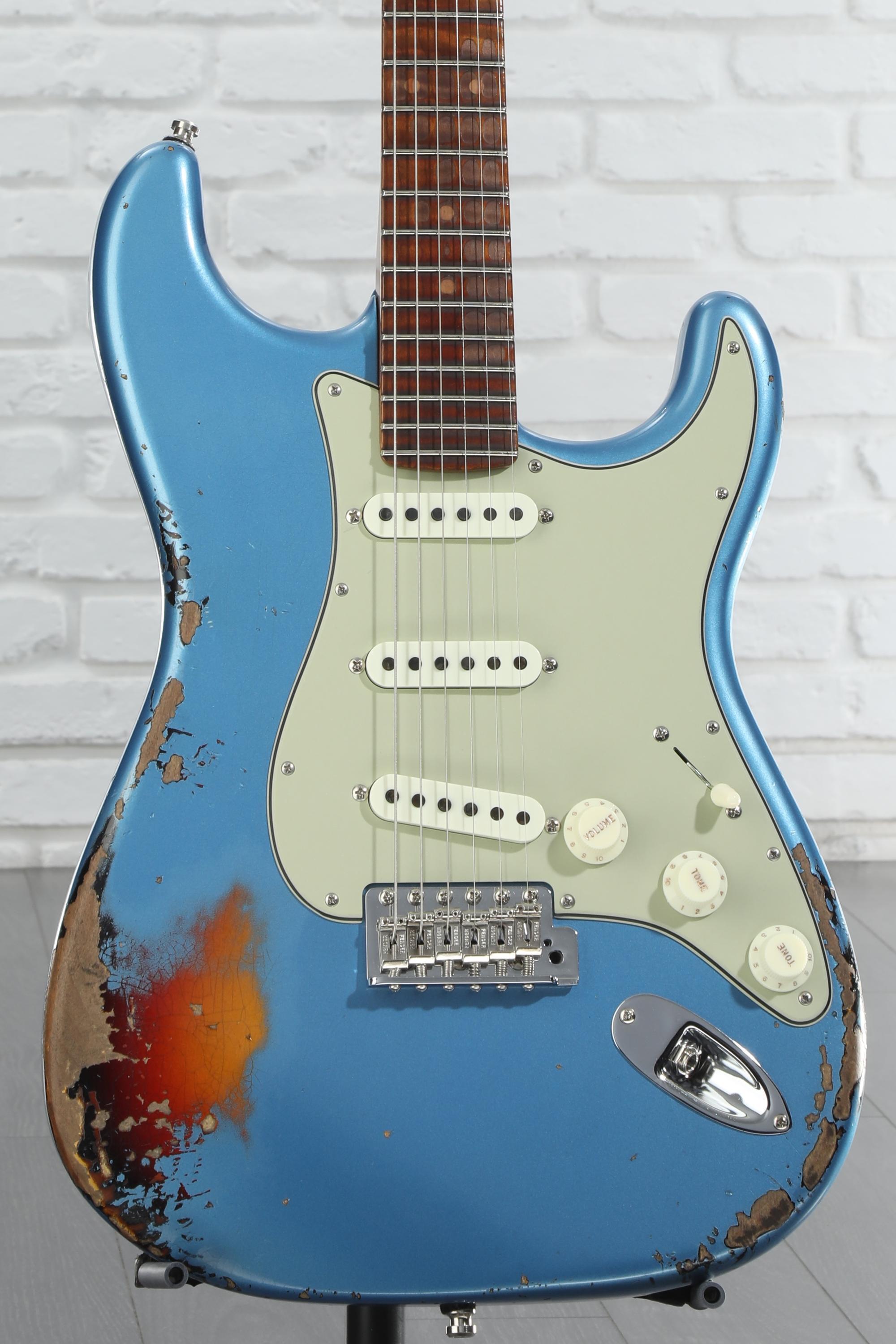リ*ィ様 FenderTelecaster Custom Lake Placid Fender Custom Shop 1963 Tele - Aged Lake Placid