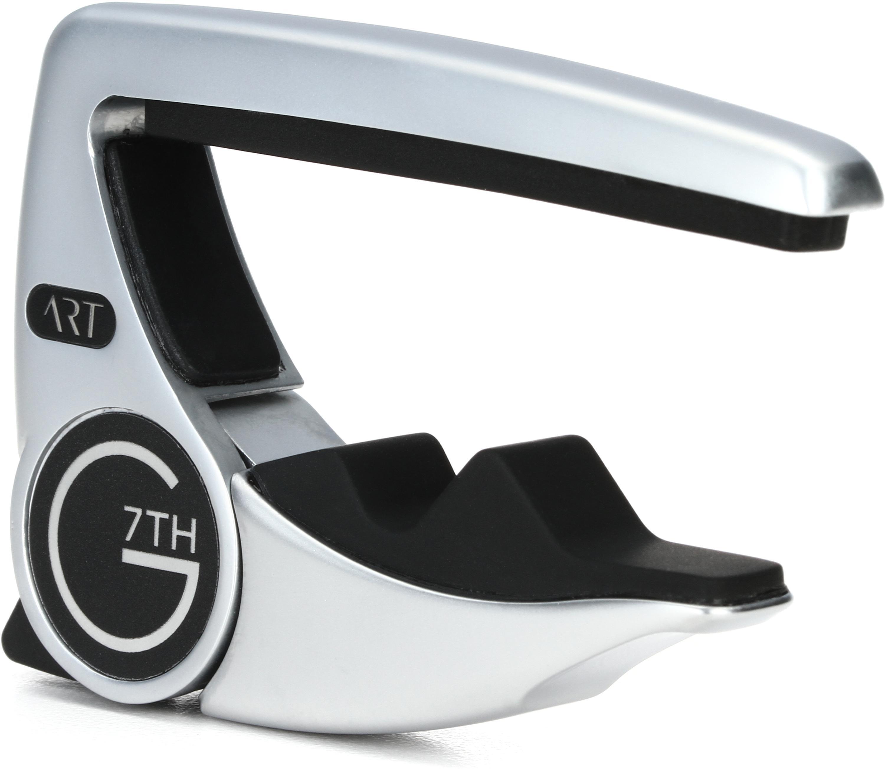 G7th, The Capo Company-G7th Performance 3 guitar capo for acoustic and  electric guitars (Steel String Silver)