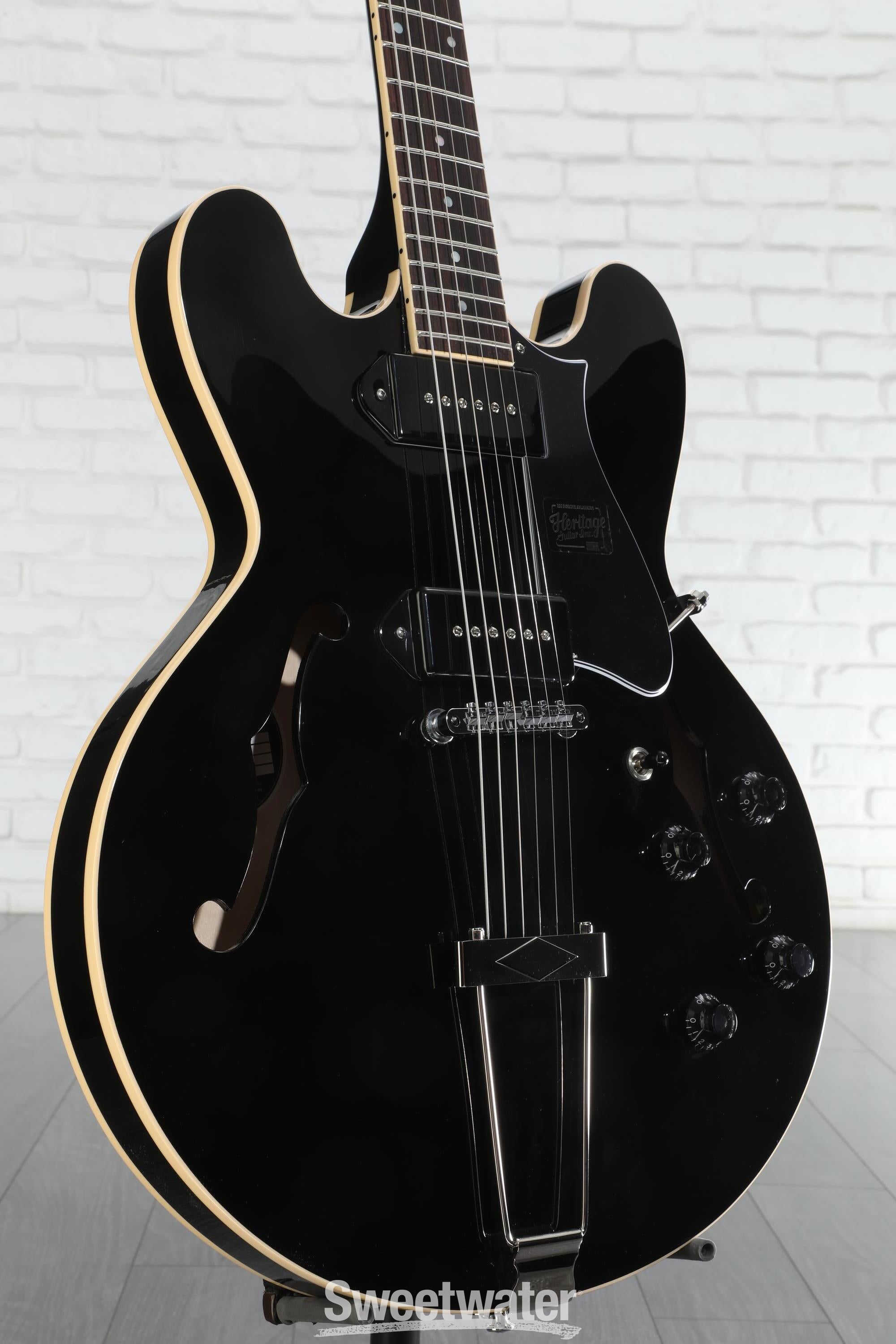 Heritage Standard H-530 Hollowbody Electric Guitar - Ebony