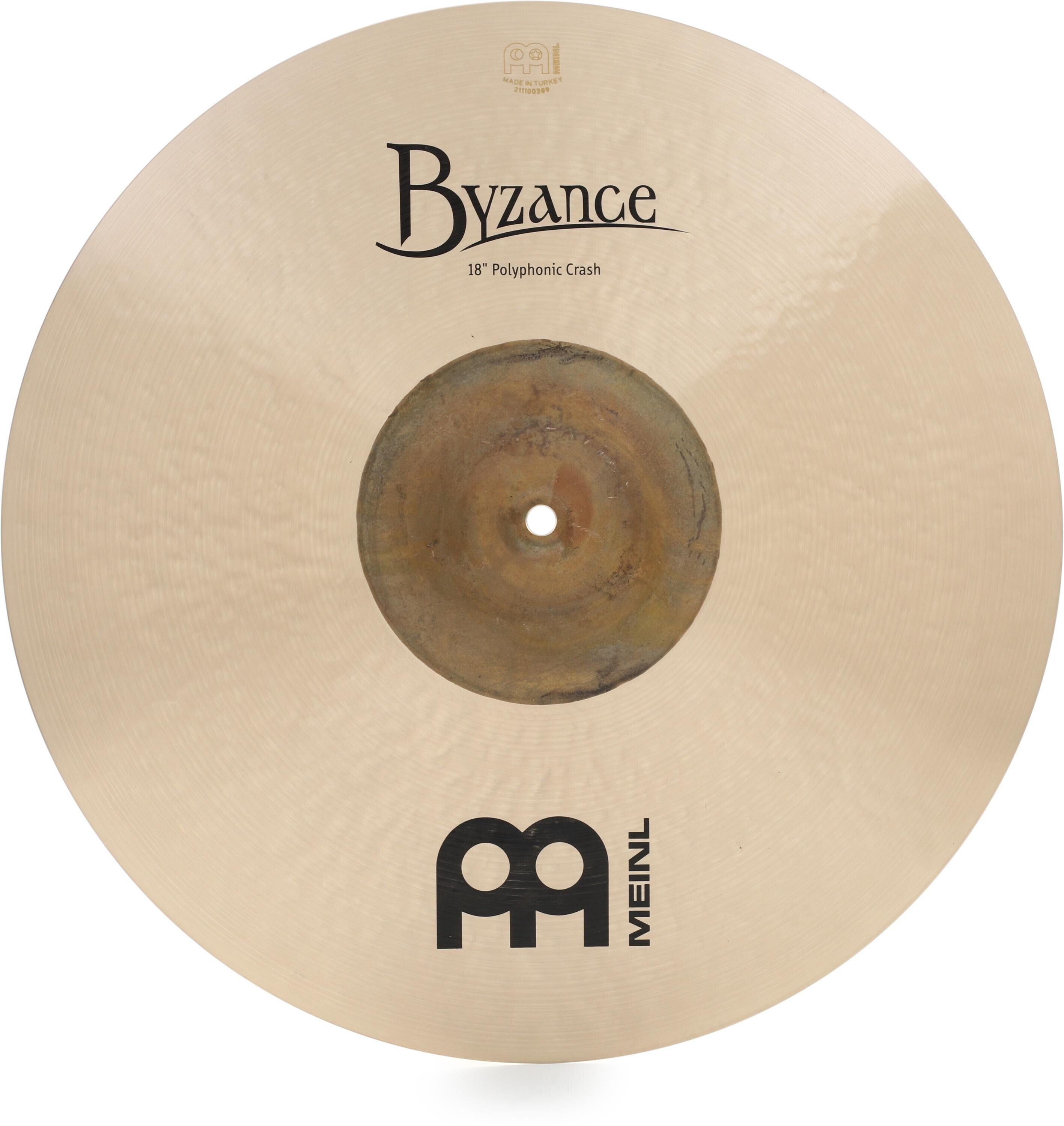 Meinl Cymbals 16 inch Byzance Traditional Medium Crash Cymbal 