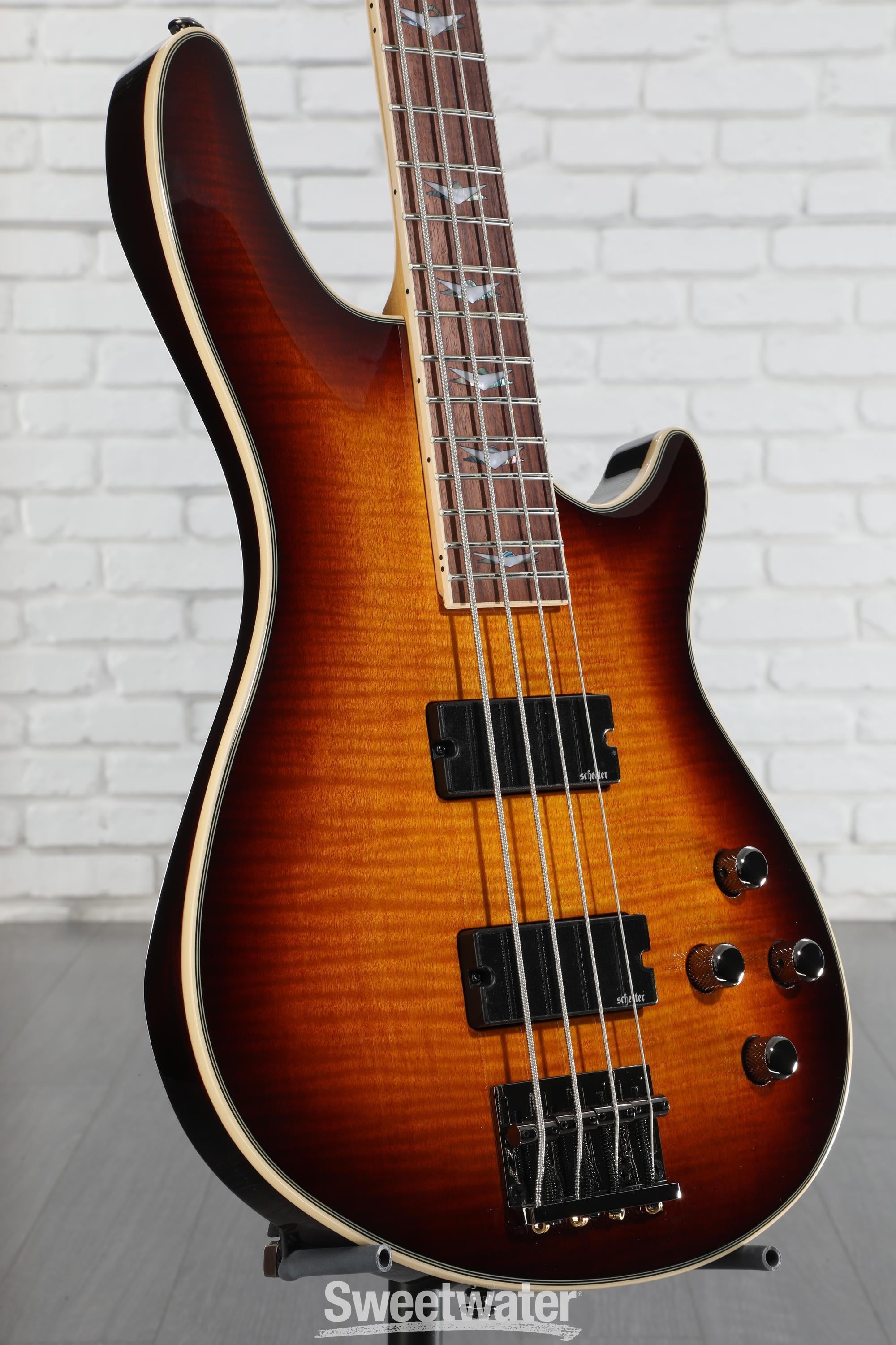 Amazon.com: Schecter Omen Extreme-4 - Vintage Sunburst