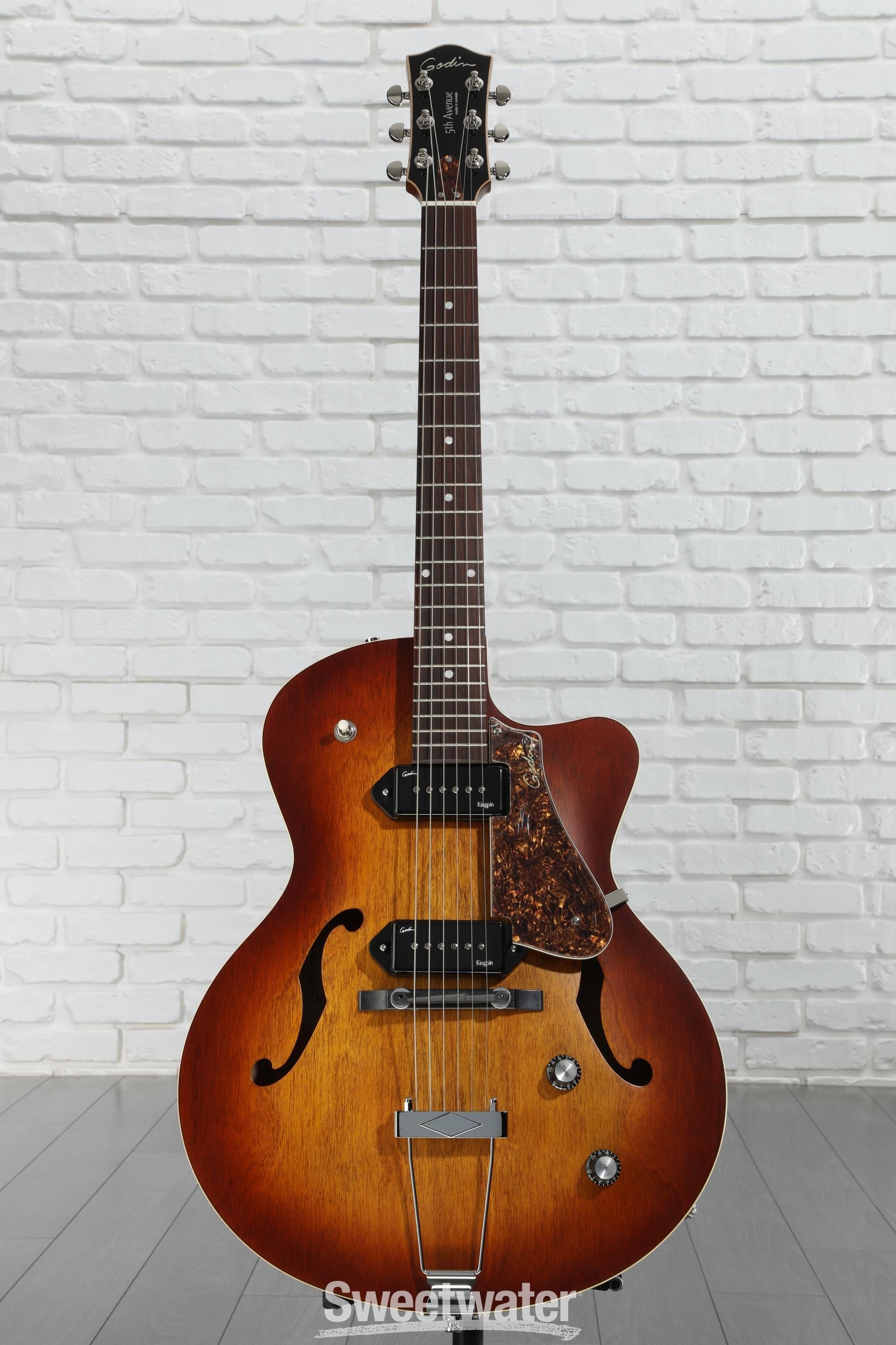 Godin 5th Avenue CW Kingpin II P90 Hollowbody Electric