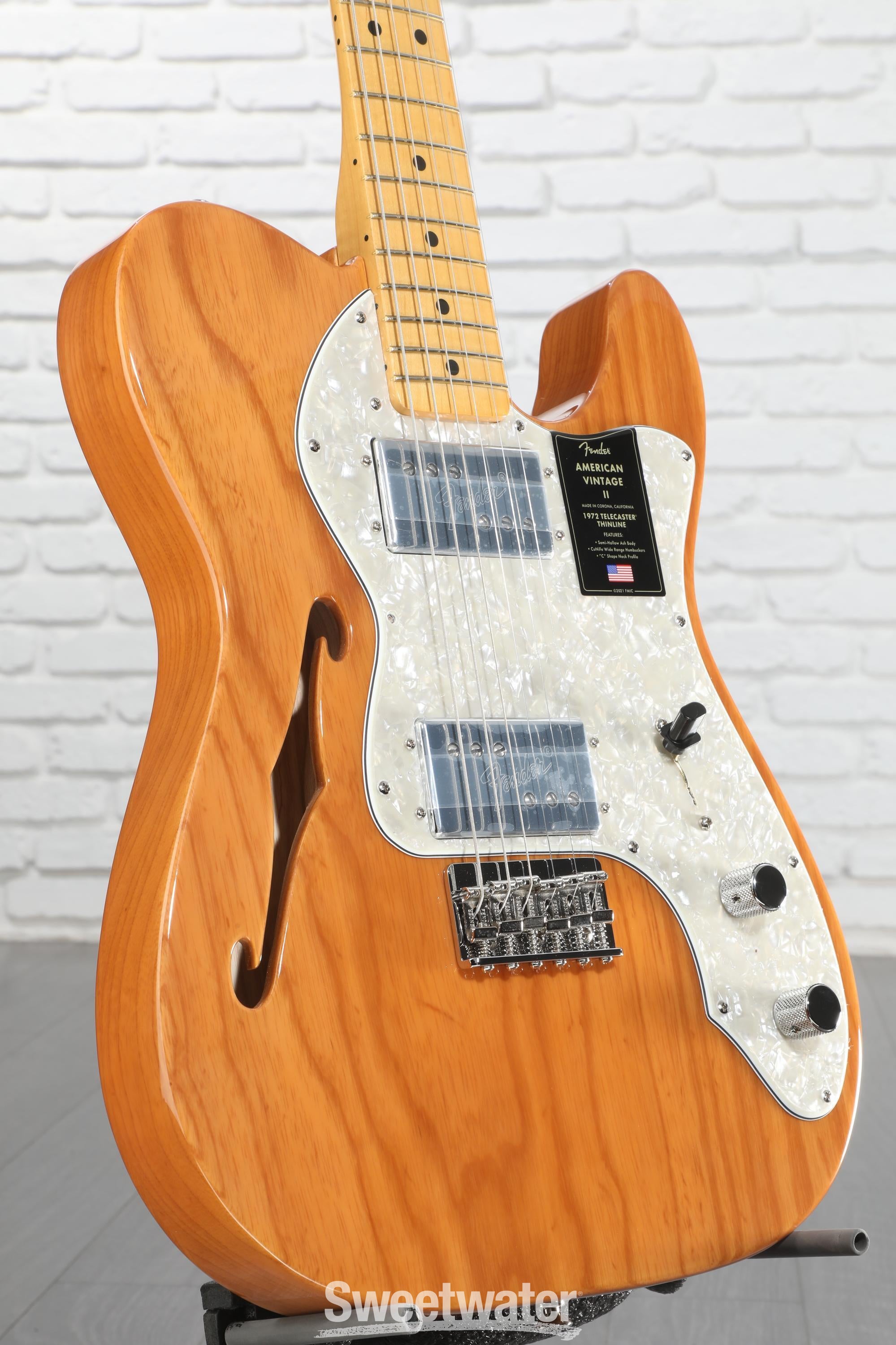 Fender American Vintage II 1972 Telecaster Thinline Electric