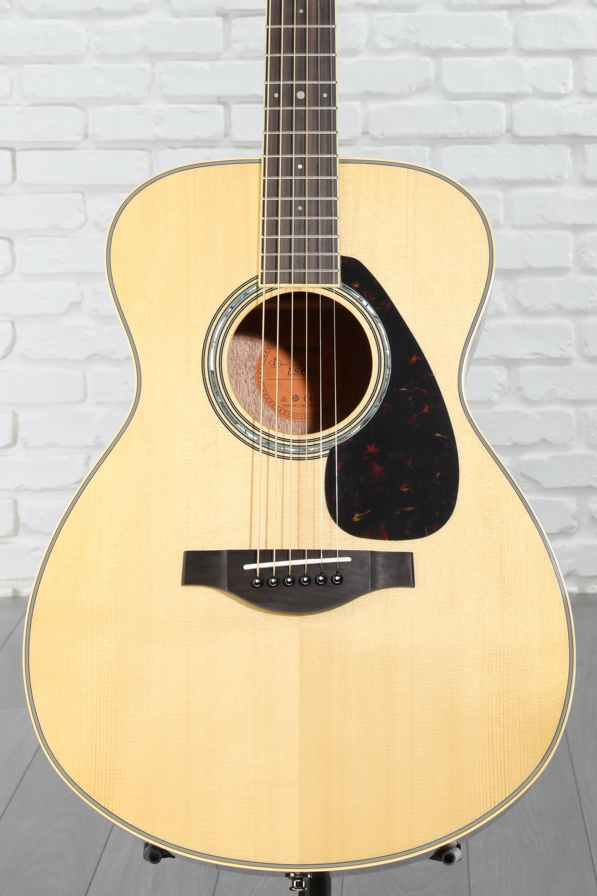 Yamaha LS6M ARE Concert Acoustic Guitar - Natural | Sweetwater