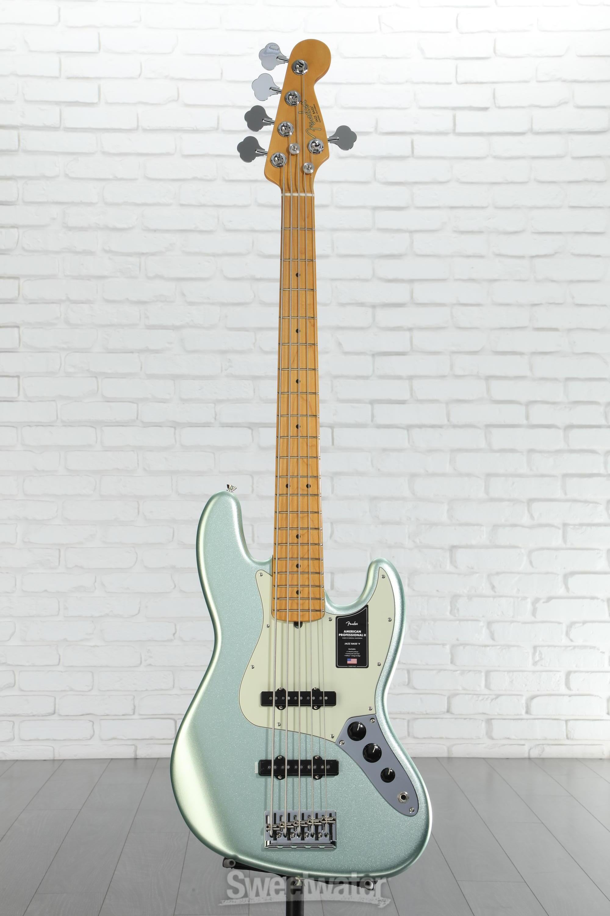 Fender American Professional II Jazz Bass V - Mystic Surf