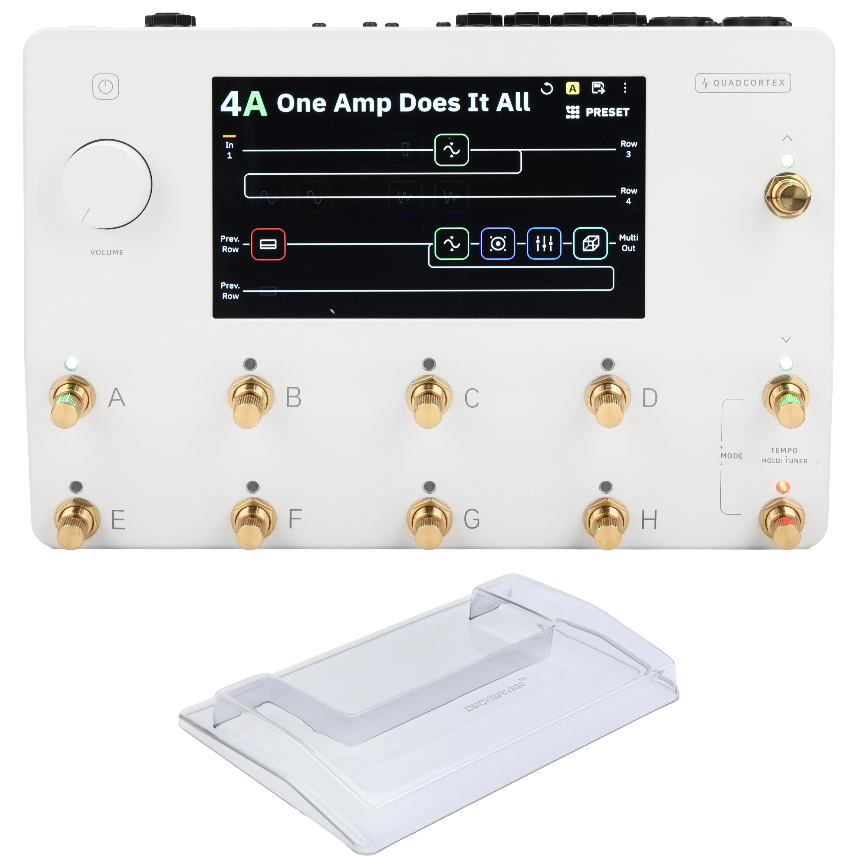 【新品同様】Neural DSP QUAD CORTEX Decksaver付 Neural DSP Quad Cortex Quad-Core Digital Effects Modeler