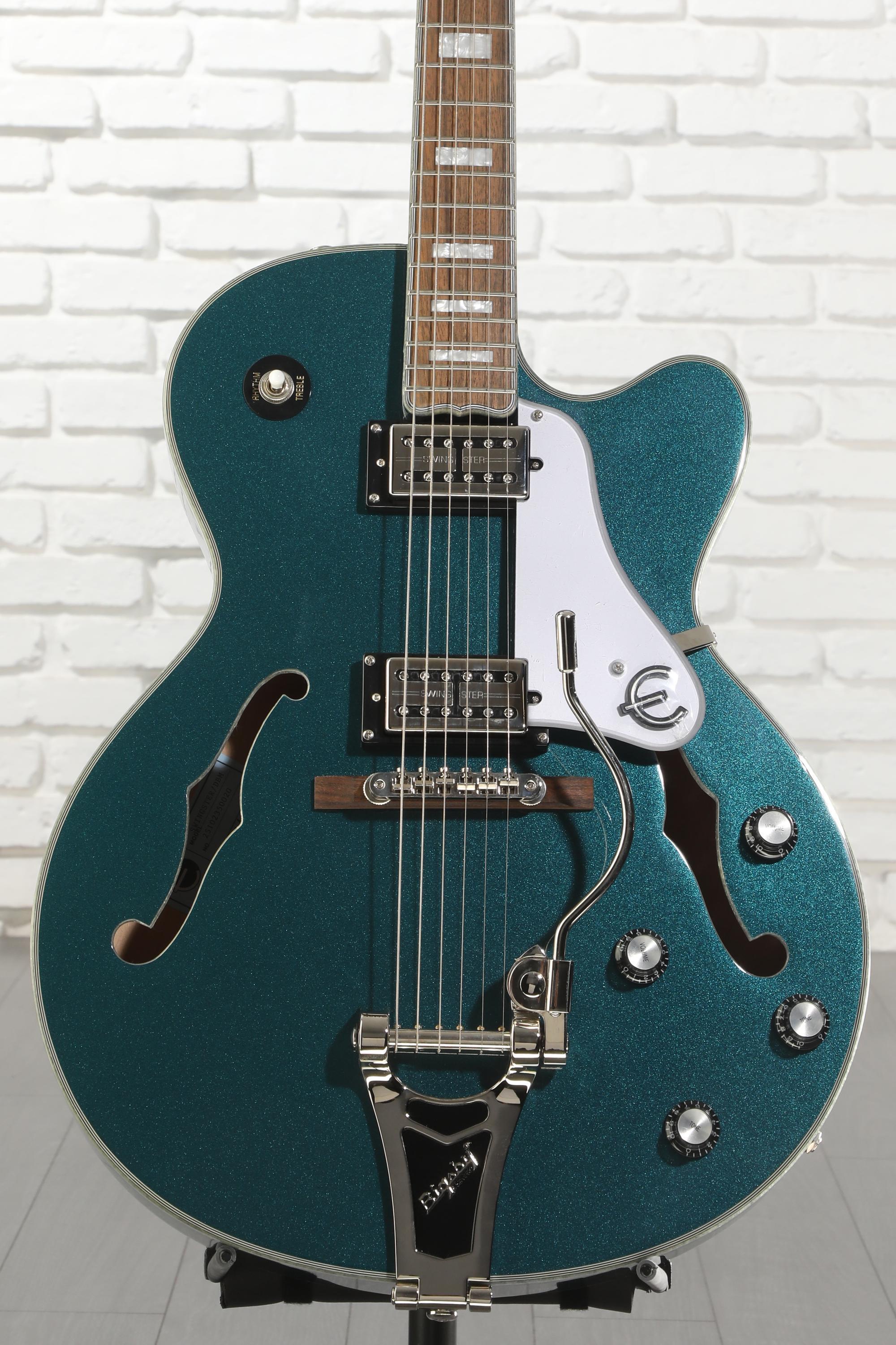 Epiphone Emperor Swingster Hollowbody - Delta Blue Metallic
