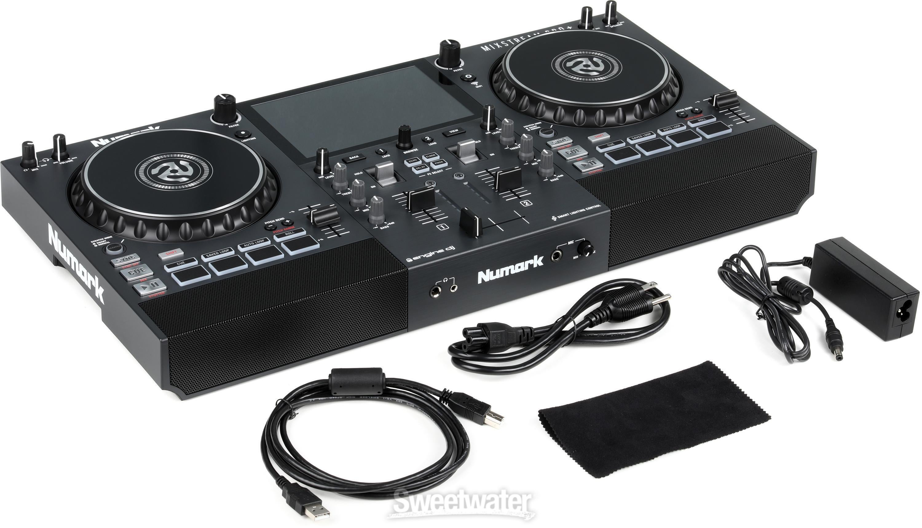 Numark Mixstream Pro + 2-deck Standalone DJ Controller | Sweetwater