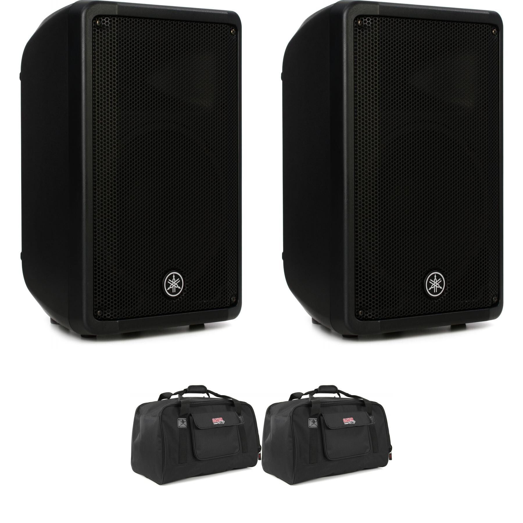 Yamaha DBR10 700-watt 10-inch Powered Speaker Pair with Bags