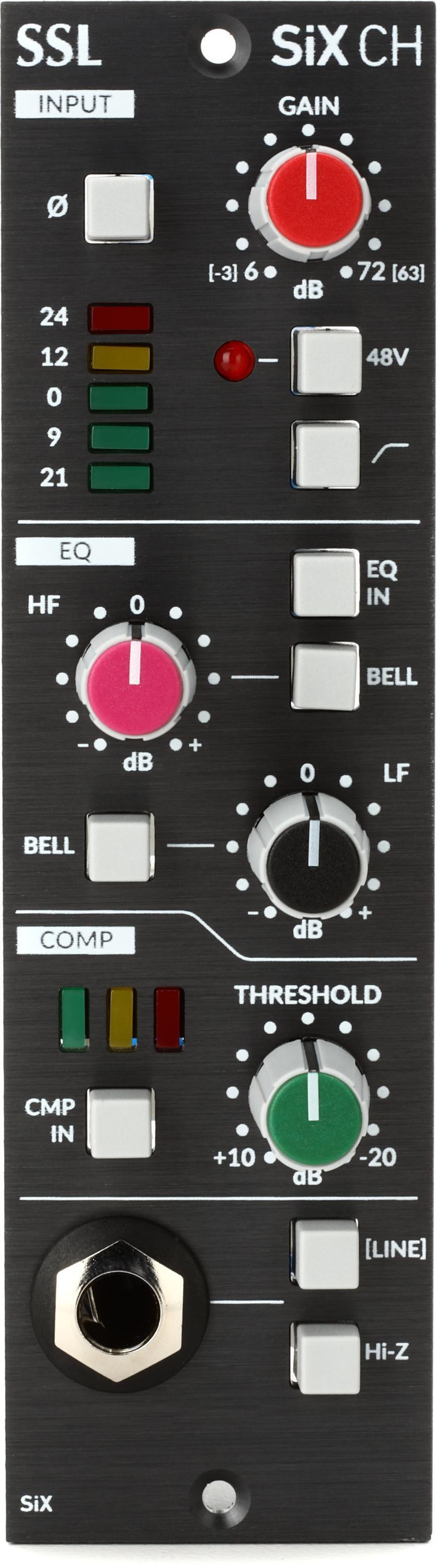 Solid State Logic SiX Channel 500 Series Channel Strip | Sweetwater