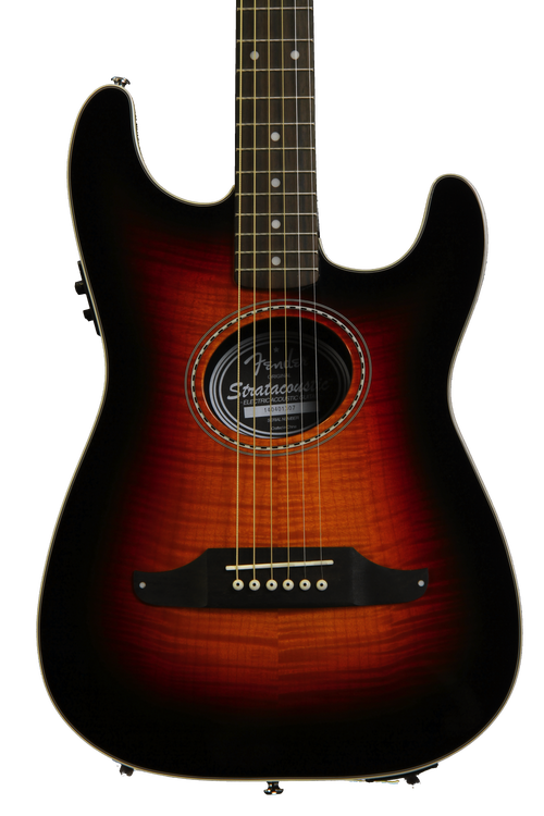 Fender Stratacoustic Premier - 3 Tone Sunburst | Sweetwater