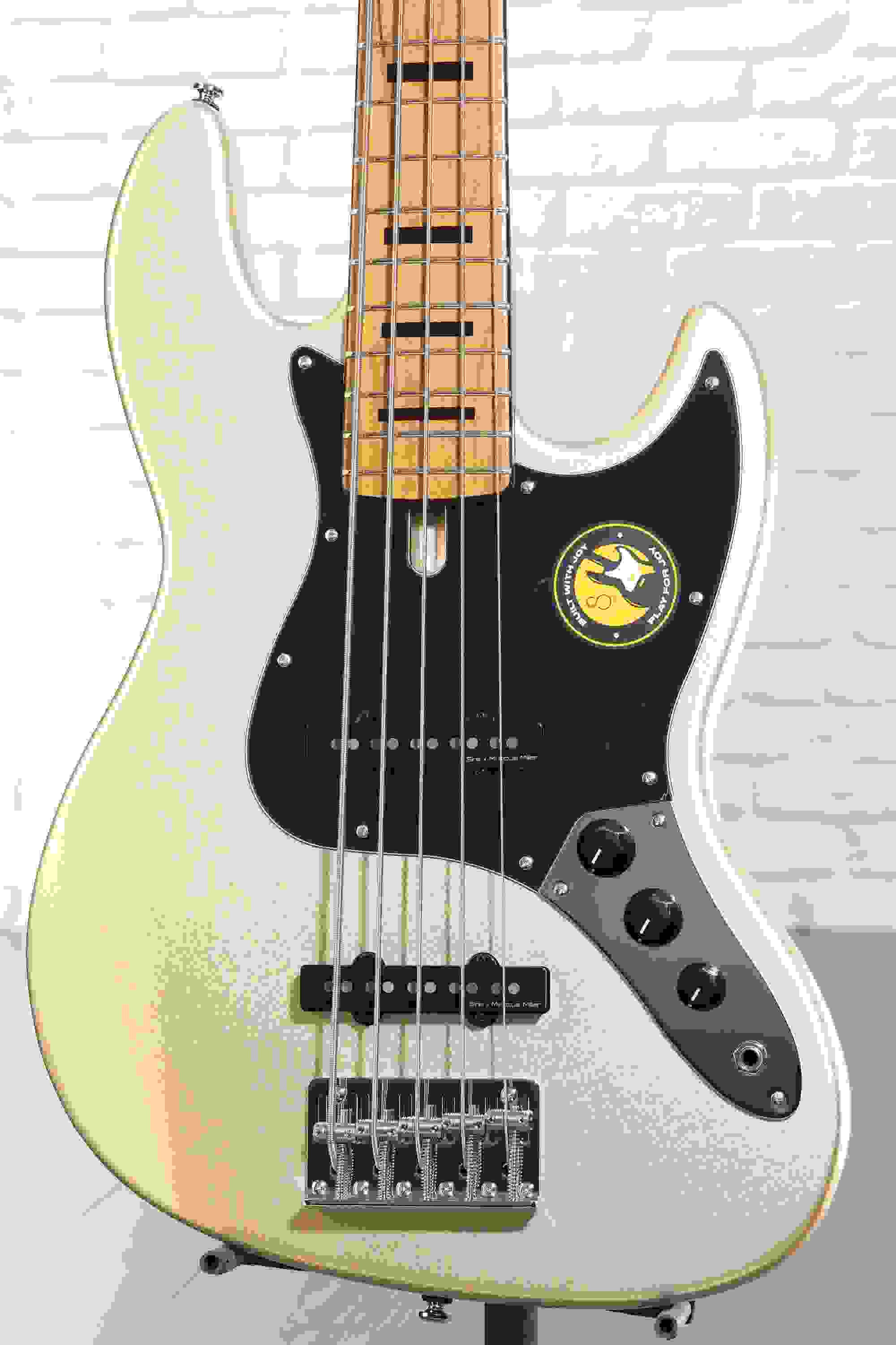 Sire Marcus Miller V5 5-string Bass Guitar - Champagne Gold Metallic