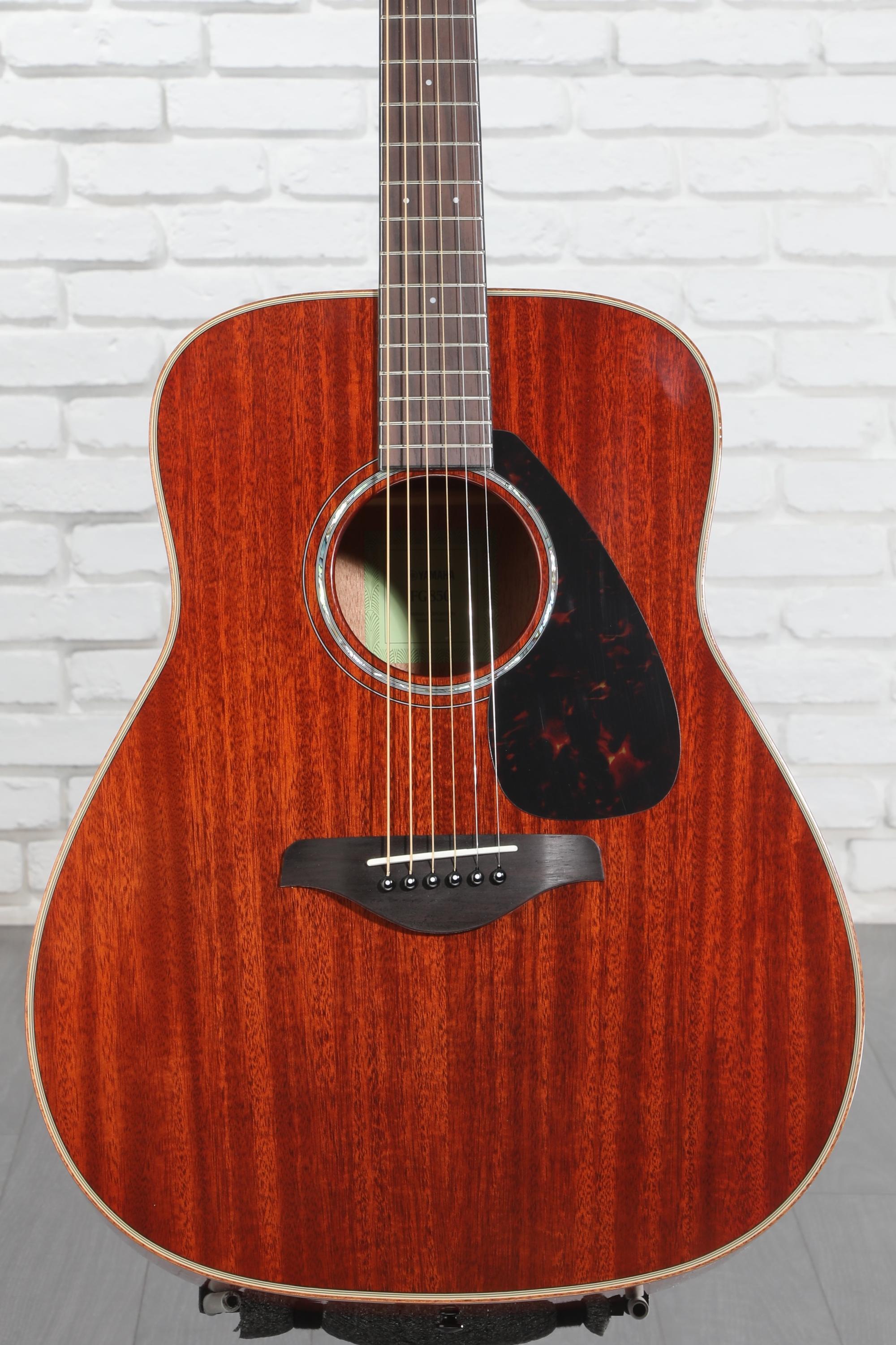 ギター YAMAHA FG850 Yamaha FG850 Dreadnought Acoustic Guitar - Natural | Sweetwater