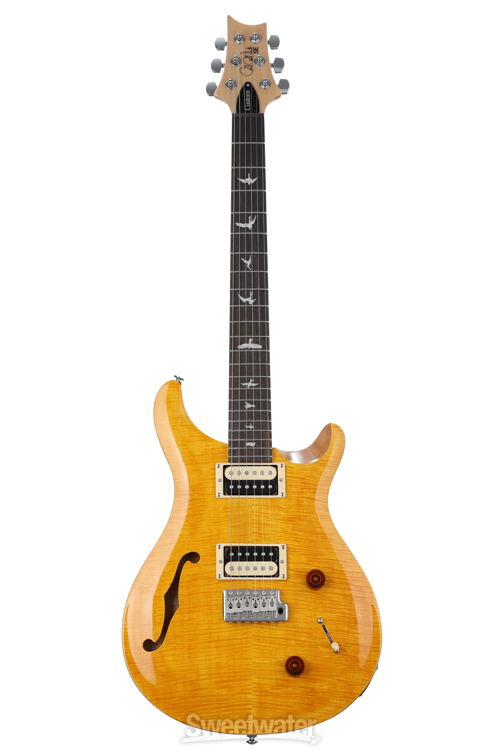 PRS SE CUSTOM22 Semi-hollow サンタナイエロー　ギター PRS SE Custom 22 Semi-hollow Electric Guitar - Santana