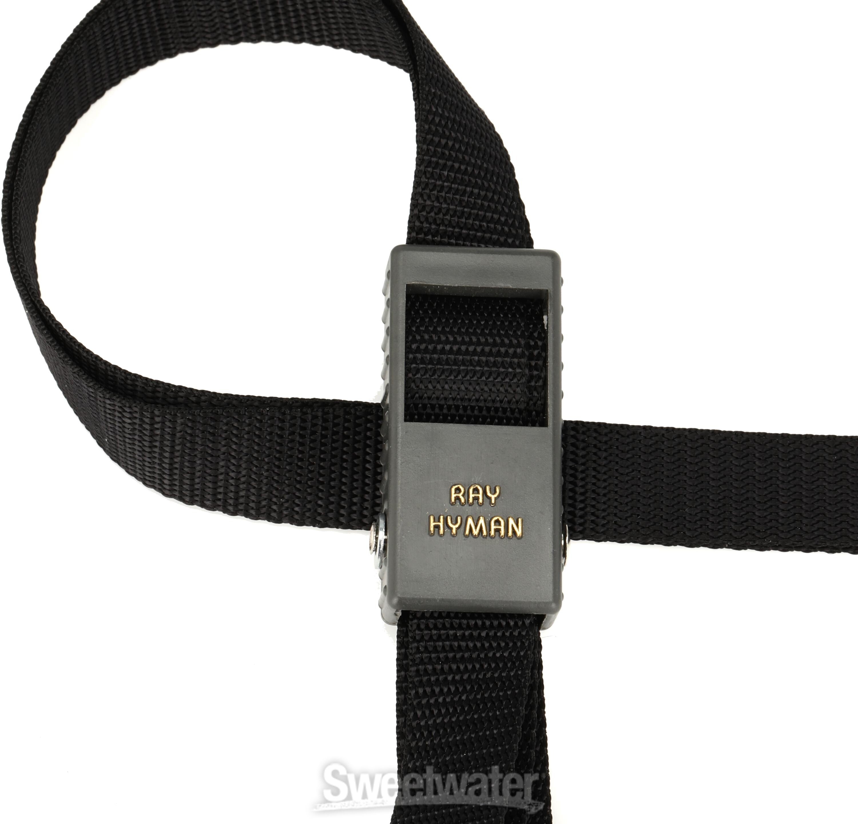 Selmer 7946B Ray Hyman Slimline Neck Strap for Alto or Tenor Saxophone -  Black