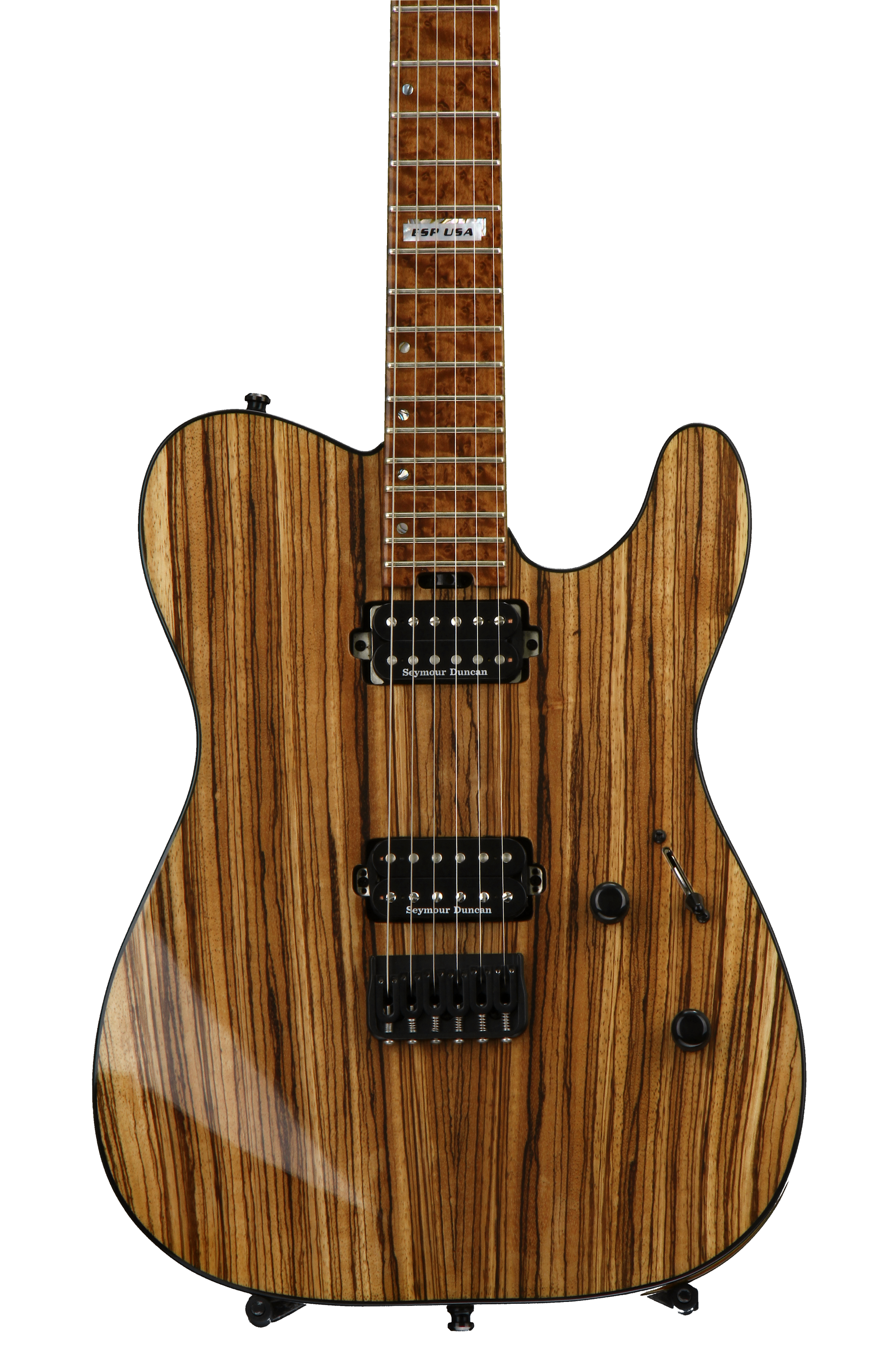 ESP USA TE-II Zebrawood Limited Edition | Sweetwater