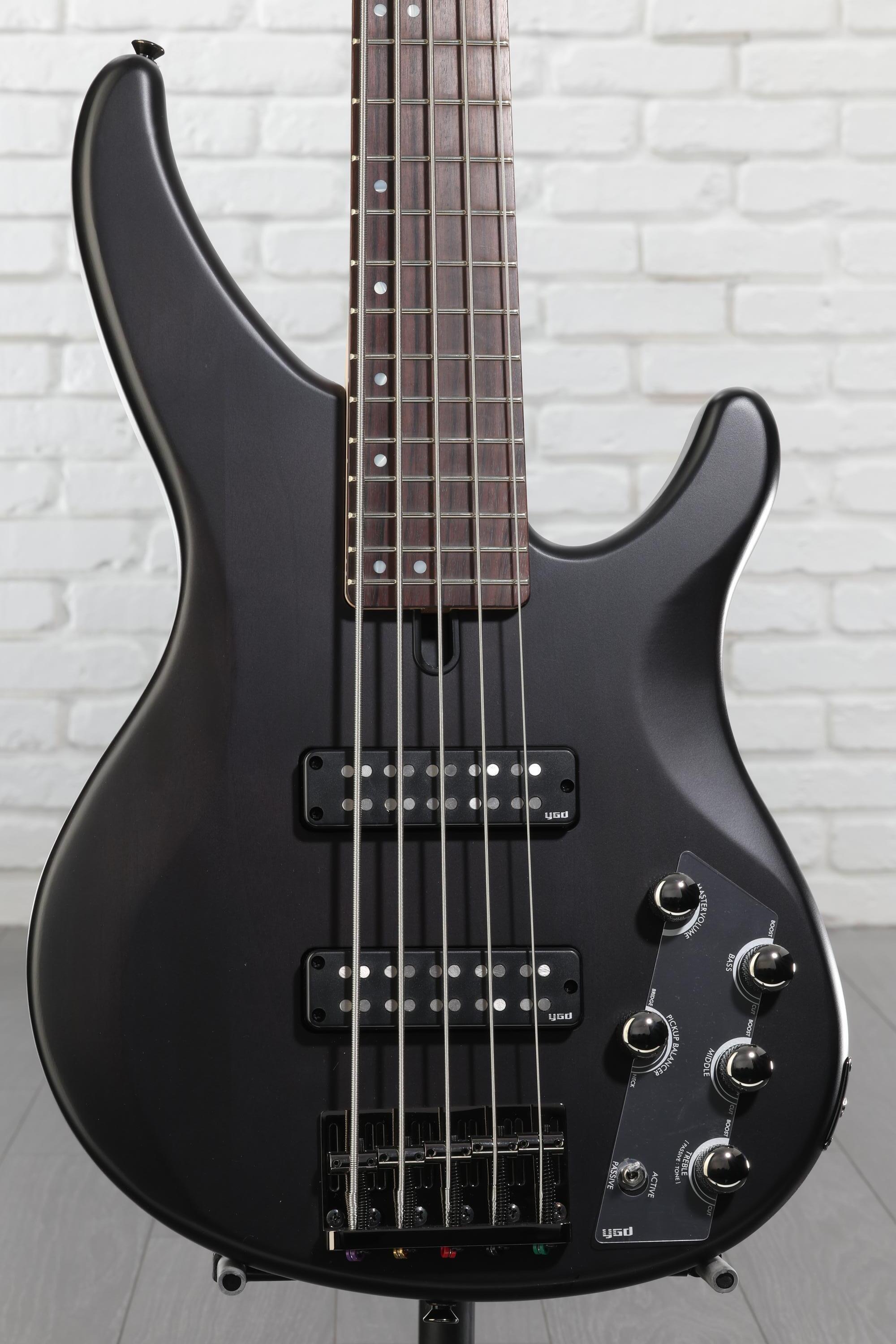 Yamaha TRBX505 5-string Bass Guitar - Translucent Black | Sweetwater