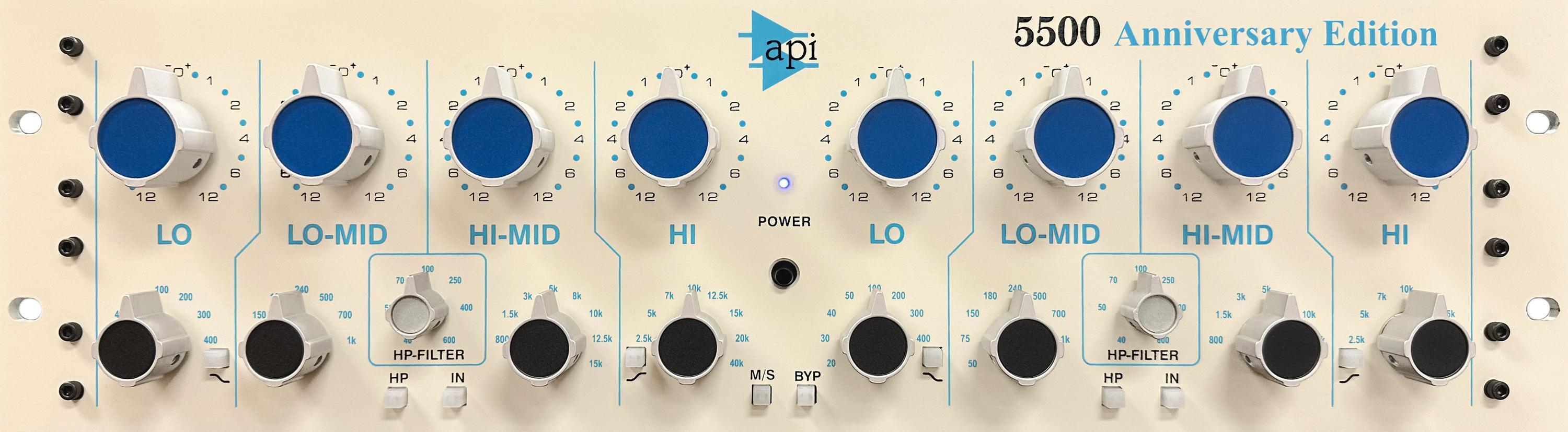 API 5500 Anniversary Edition Dual Equalizer | Sweetwater