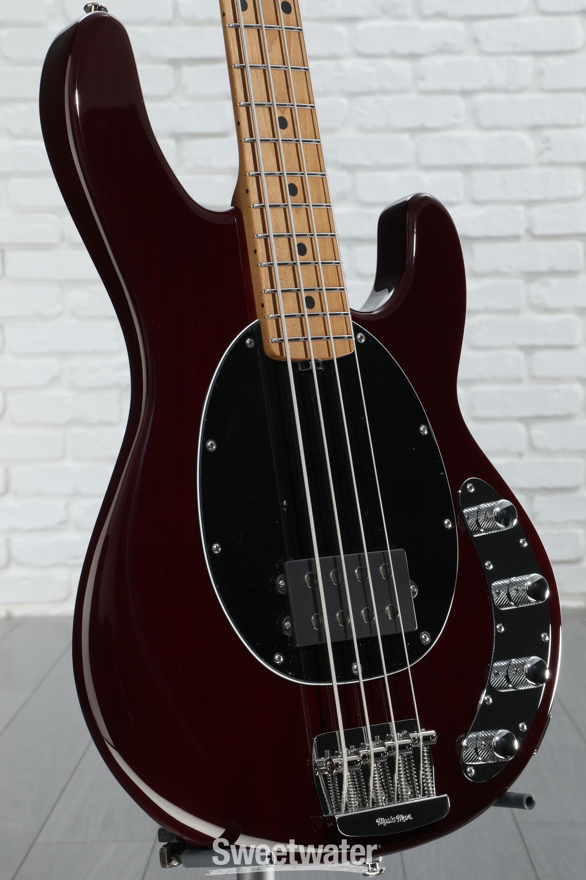 Ernie Ball Music Man StingRay Special Bass Guitar - Oxblood