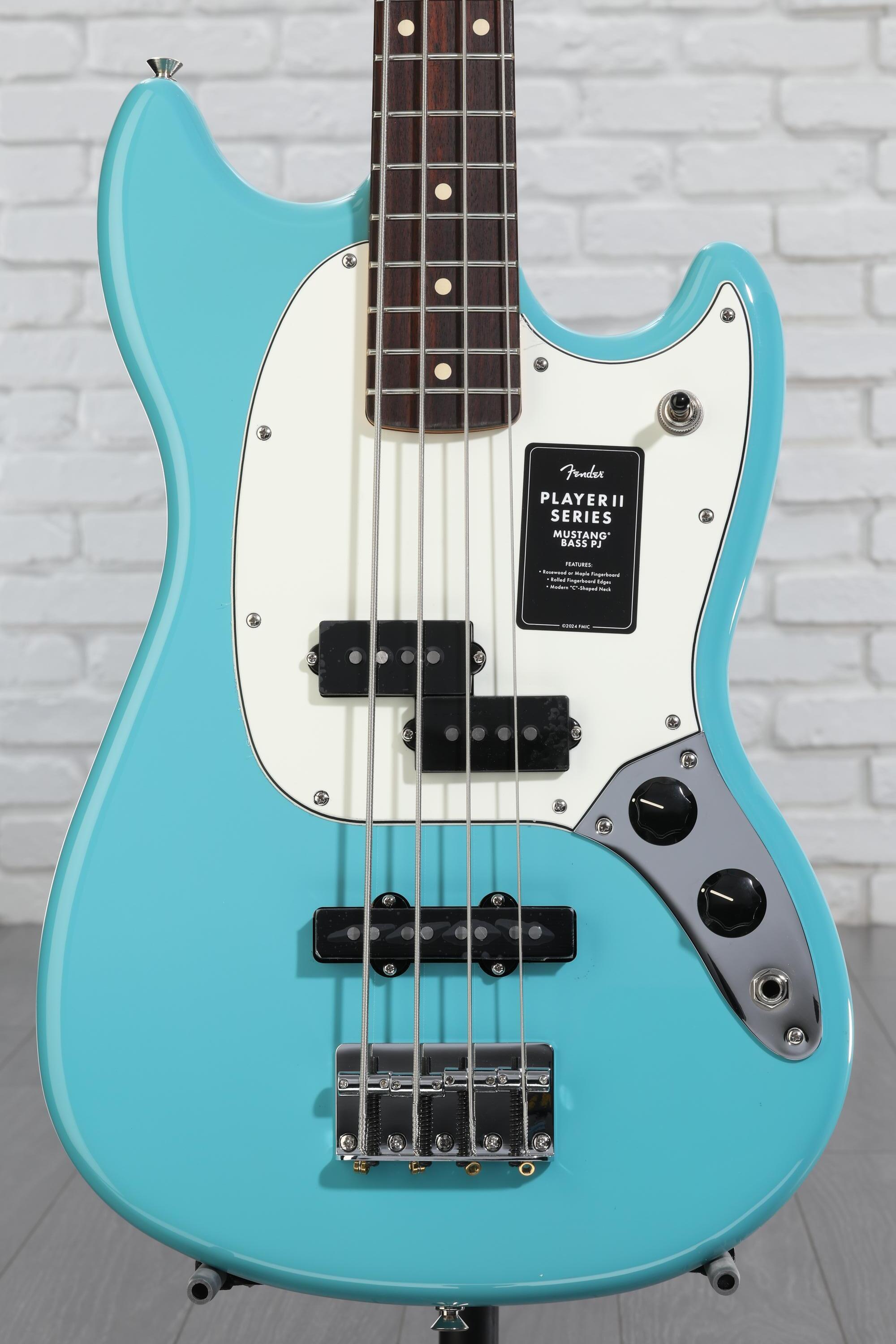 Fender Player II Mustang Bass PJ - Aquatone Blue with