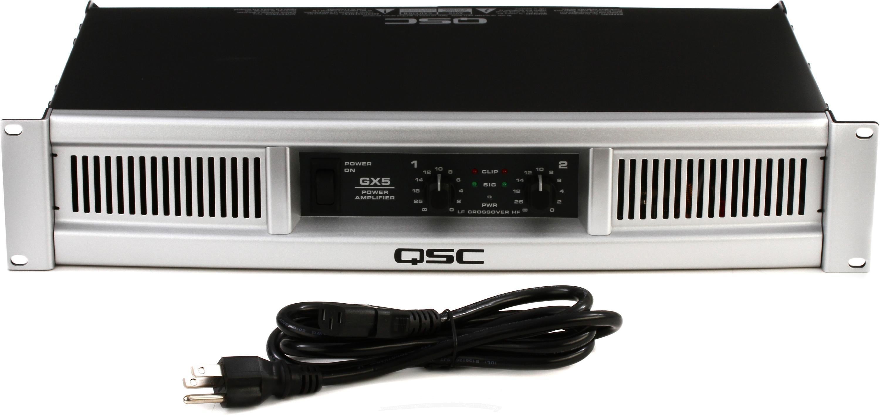 QSC GX5 700W 2-channel Power Amplifier | Sweetwater