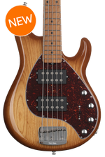 Photo of Ernie Ball Music Man StingRay Special 5 HH Bass Guitar - Hot Honey with Maple Fingerboard
