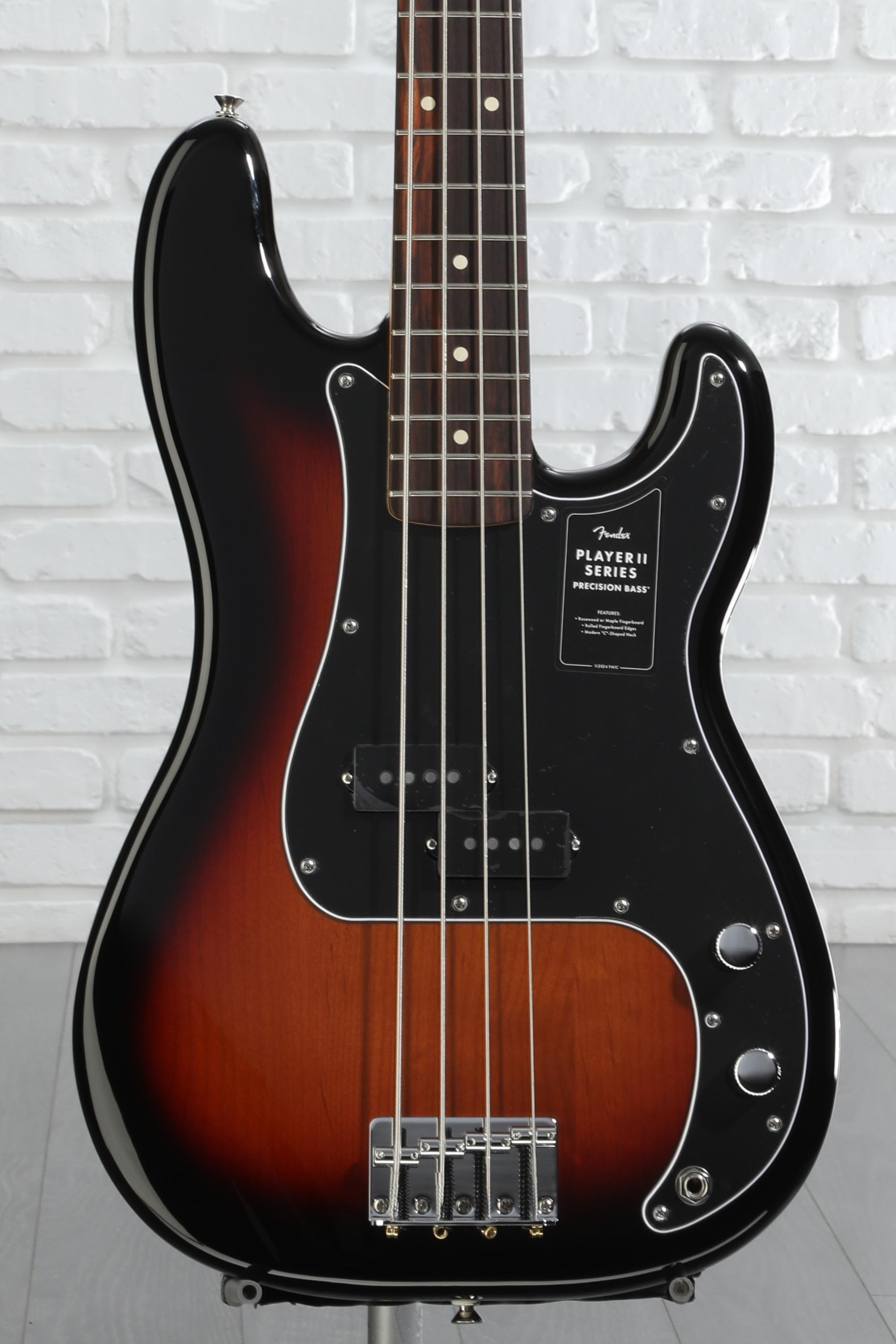 Amazon.com: Fender Player II Precision Bass - Polar White with Rosewood  Fingerboard : Musical Instruments
