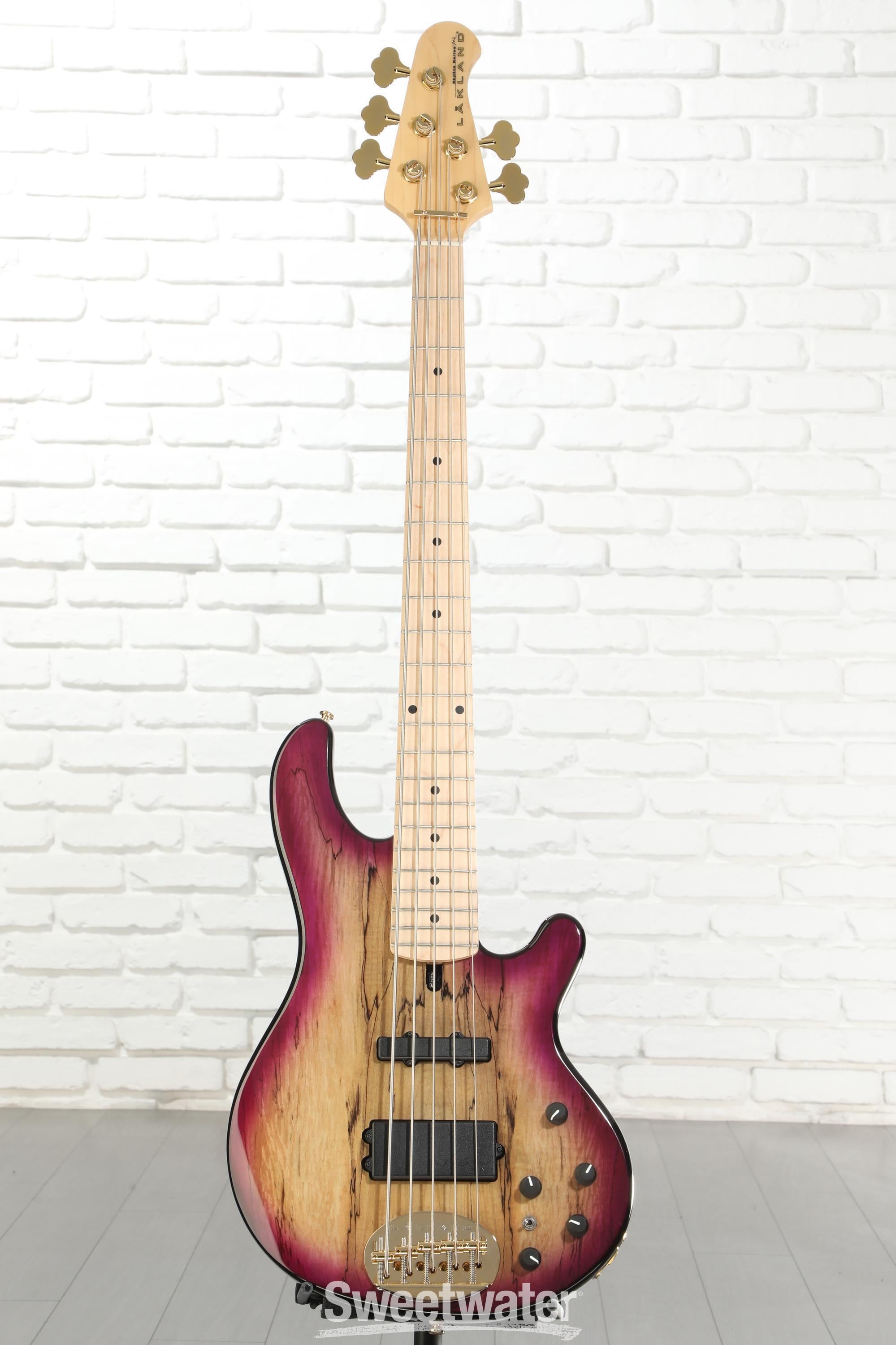 Lakland 55-02 Deluxe Bass Guitar - Violet Burst with Maple