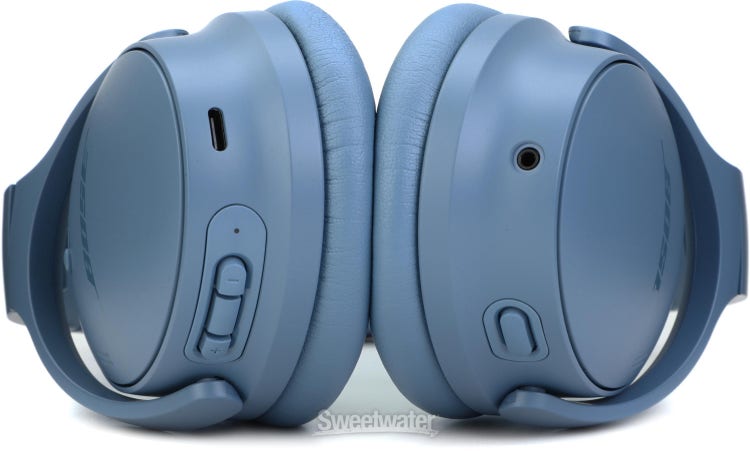Bose QuietComfort Wireless Noise-Canceling Headphones Blue Dusk
