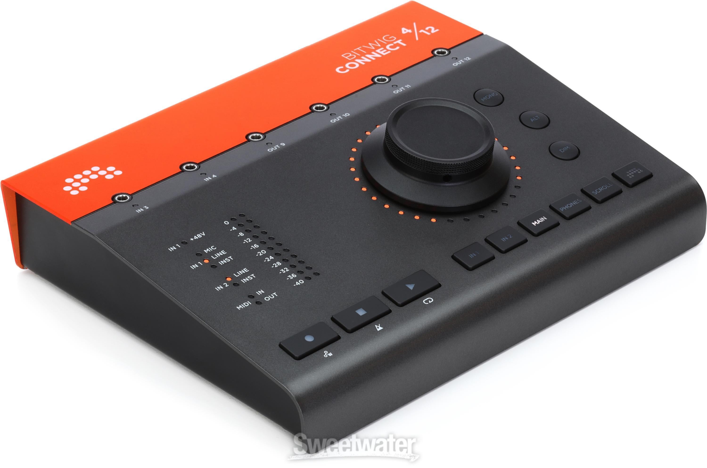 DTM・DAW Bitwig Connect 4/12 + 3 Years Warranty Bitwig Connect 4/12 4x12 USB-C Audio Interface | Sweetwater