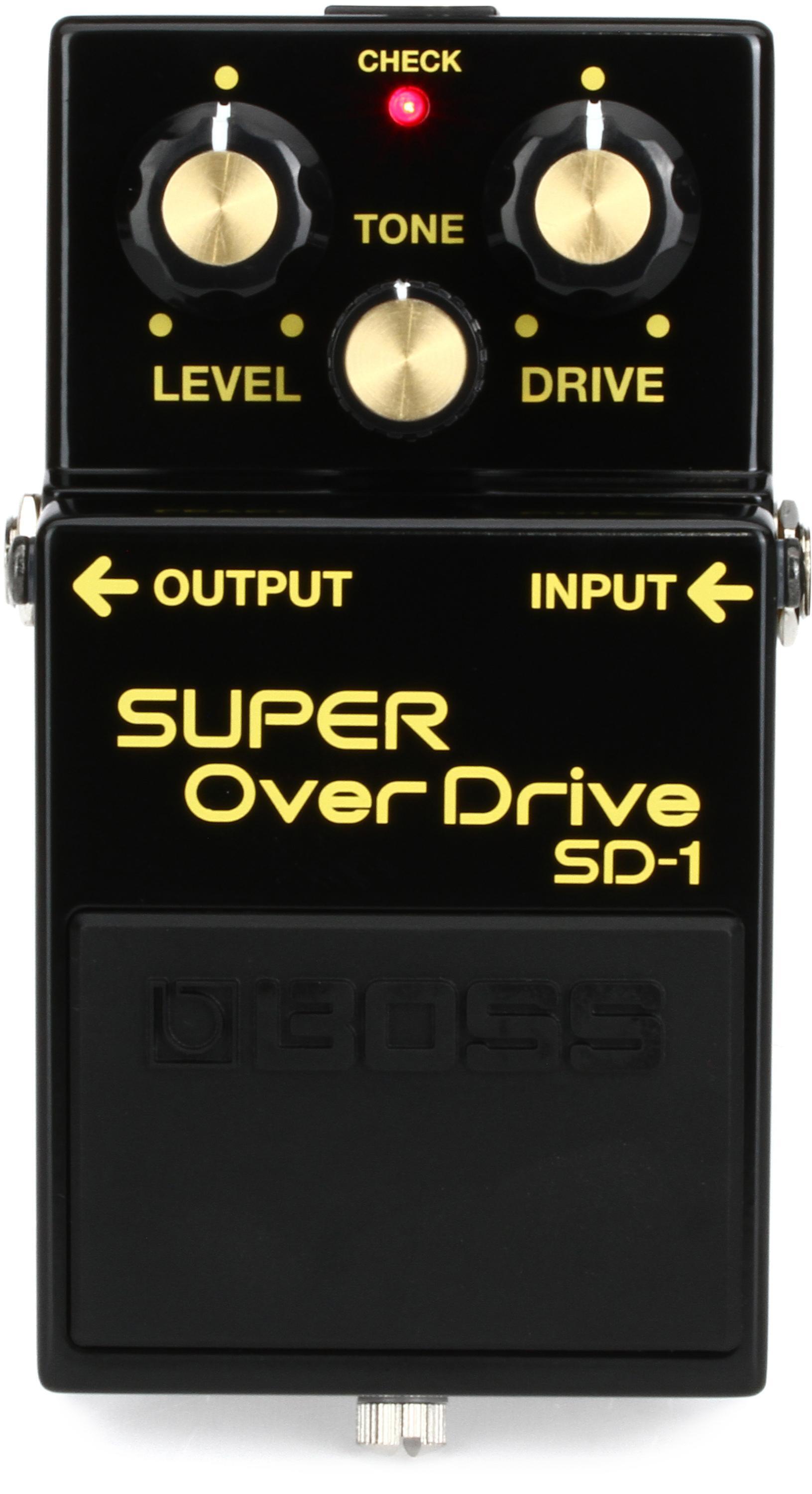 Boss SD-1-4A 40th Anniversary Super Overdrive Pedal Reviews 