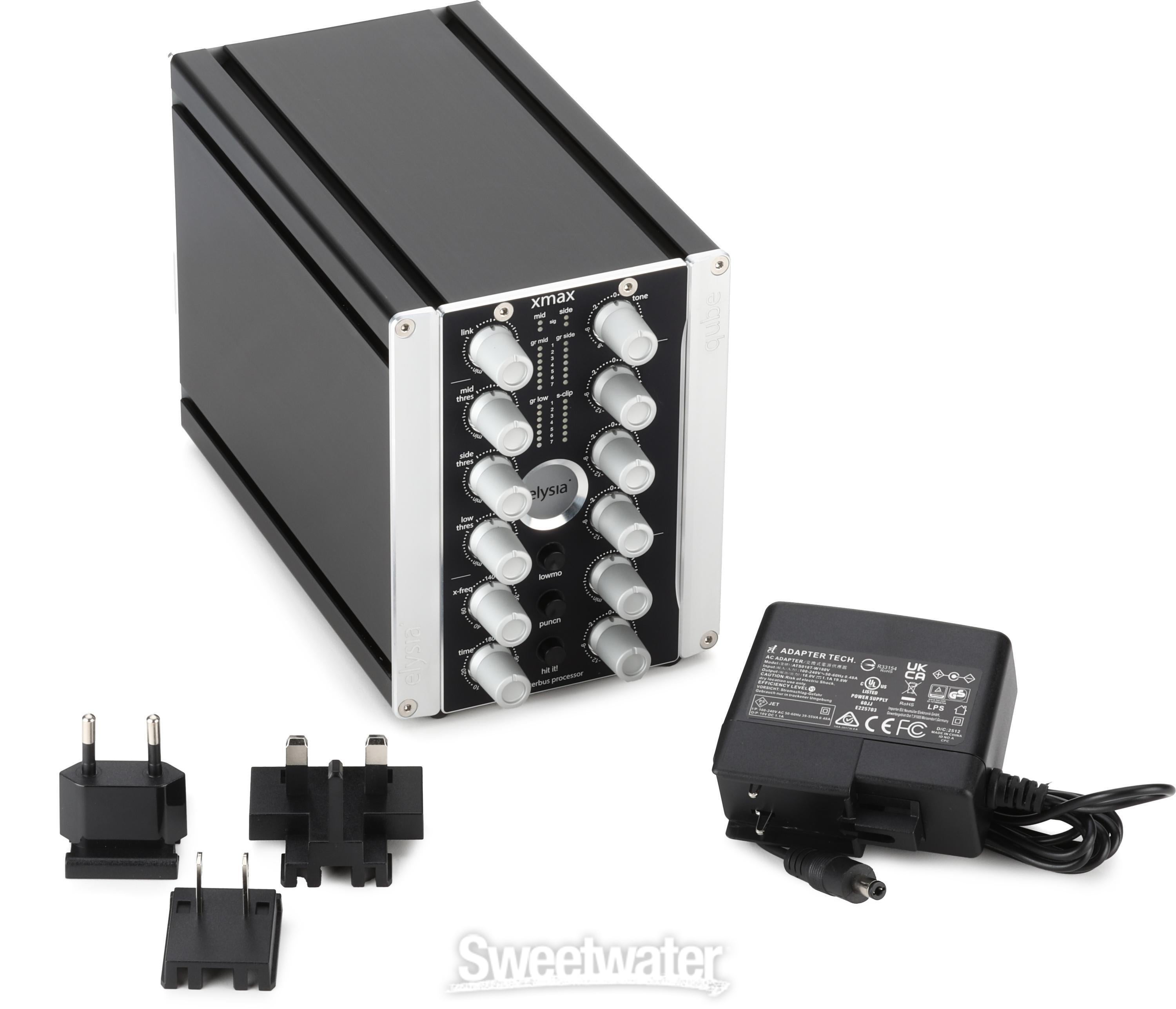 elysia xmax qube Series Stereo Master Bus Compressor | Sweetwater