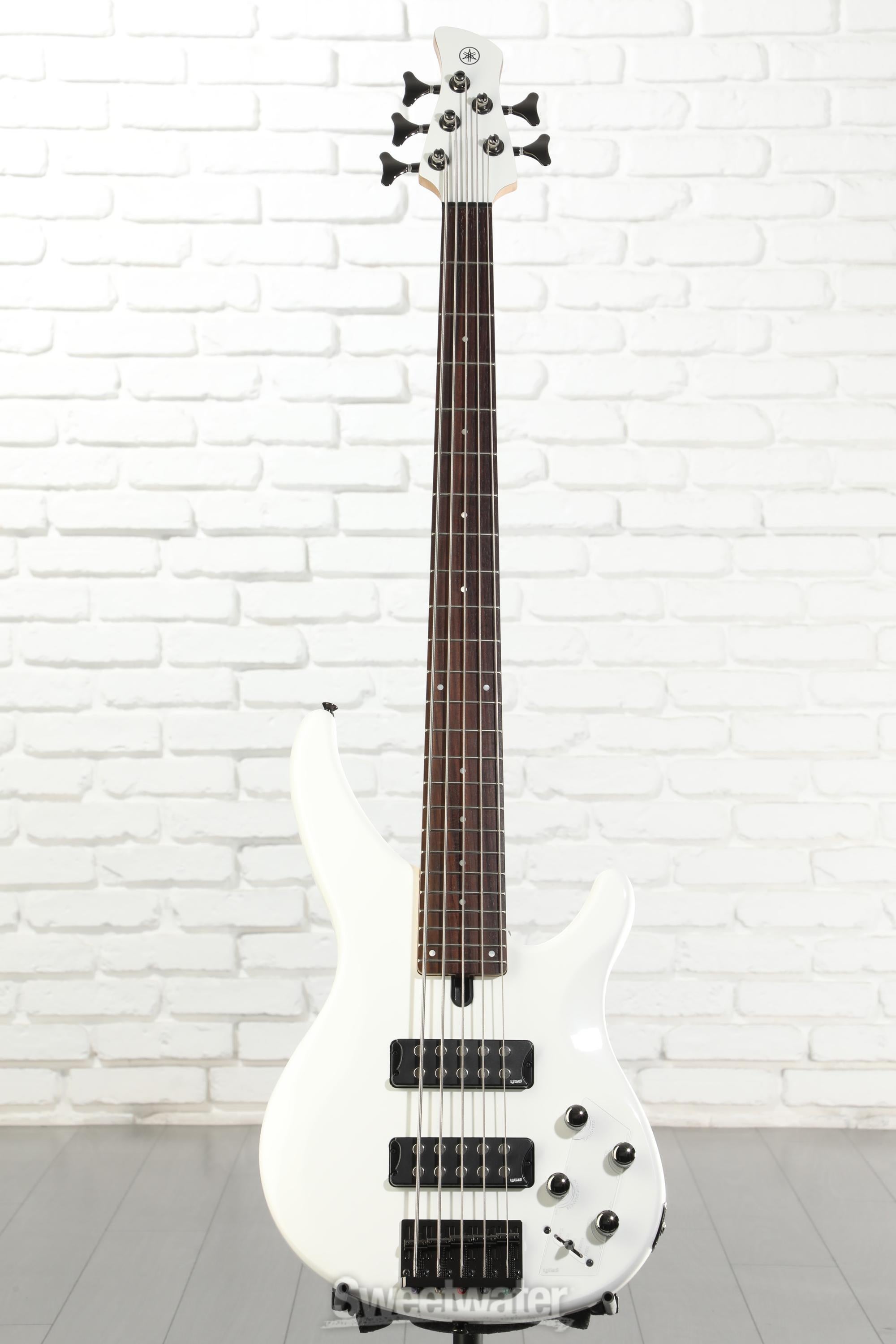 YAMAHA TRBX305 エレキベース ホワイト 5弦ベース Yamaha TRBX305 5-string Bass Guitar - White | Sweetwater