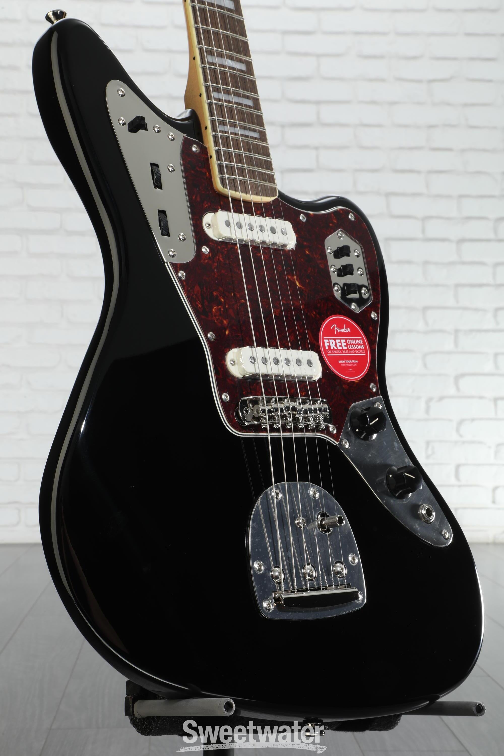 Squier Classic Vibe '70s Jaguar - Black | Sweetwater