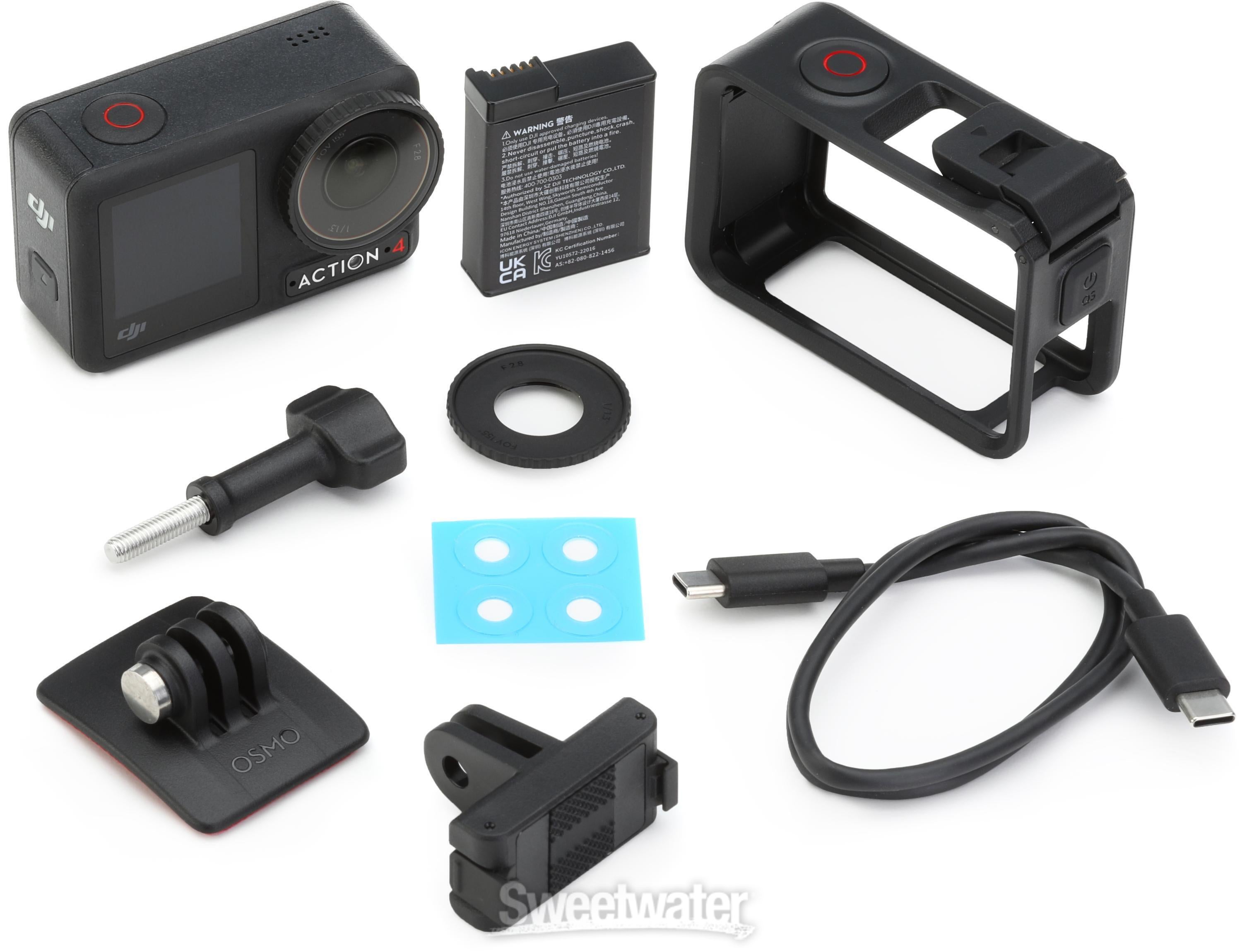 DJI Osmo Action 4 Action Camera - Standard Combo | Sweetwater