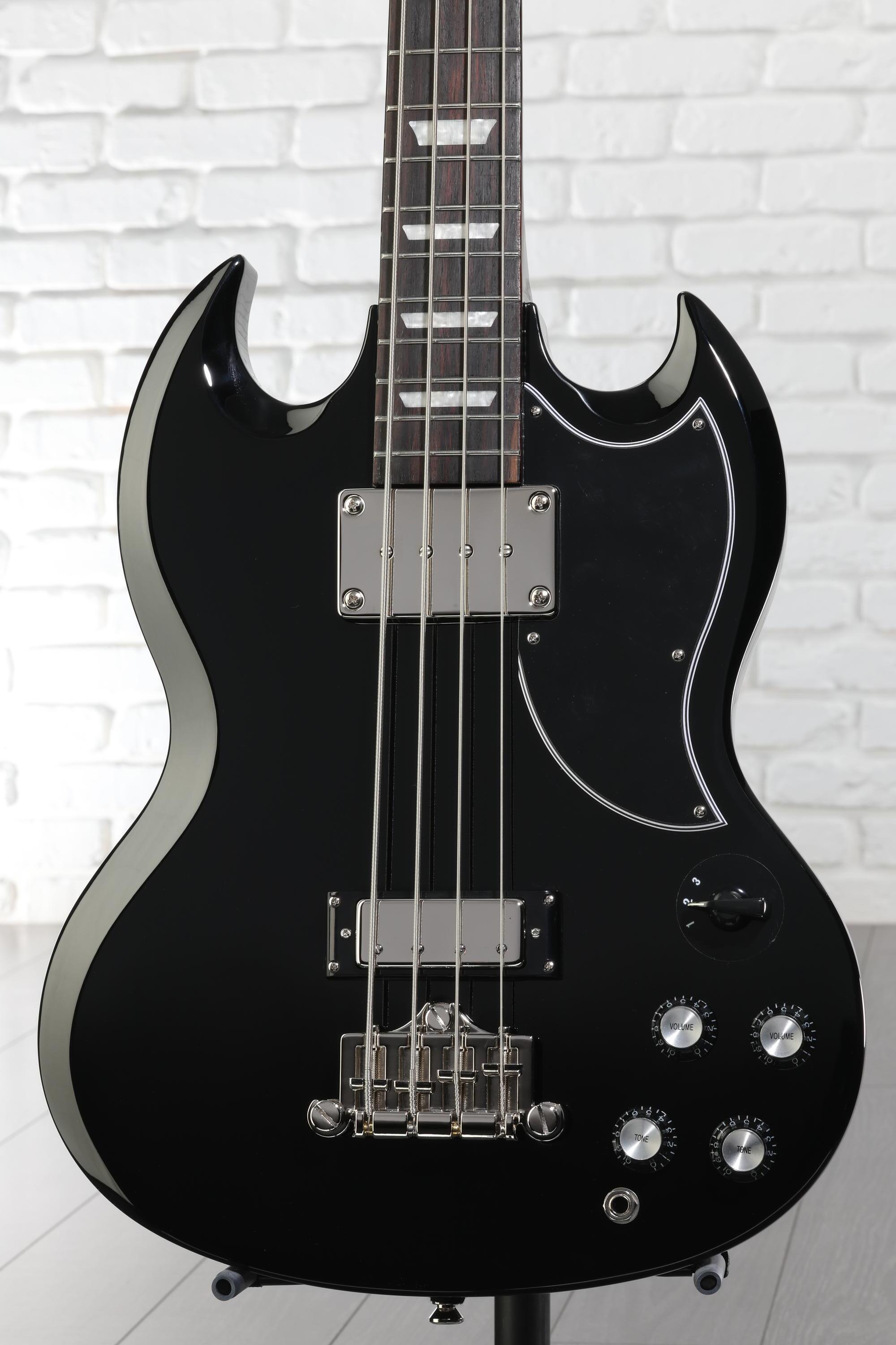 Epiphone EB-3 Bass Guitar - Ebony | Sweetwater