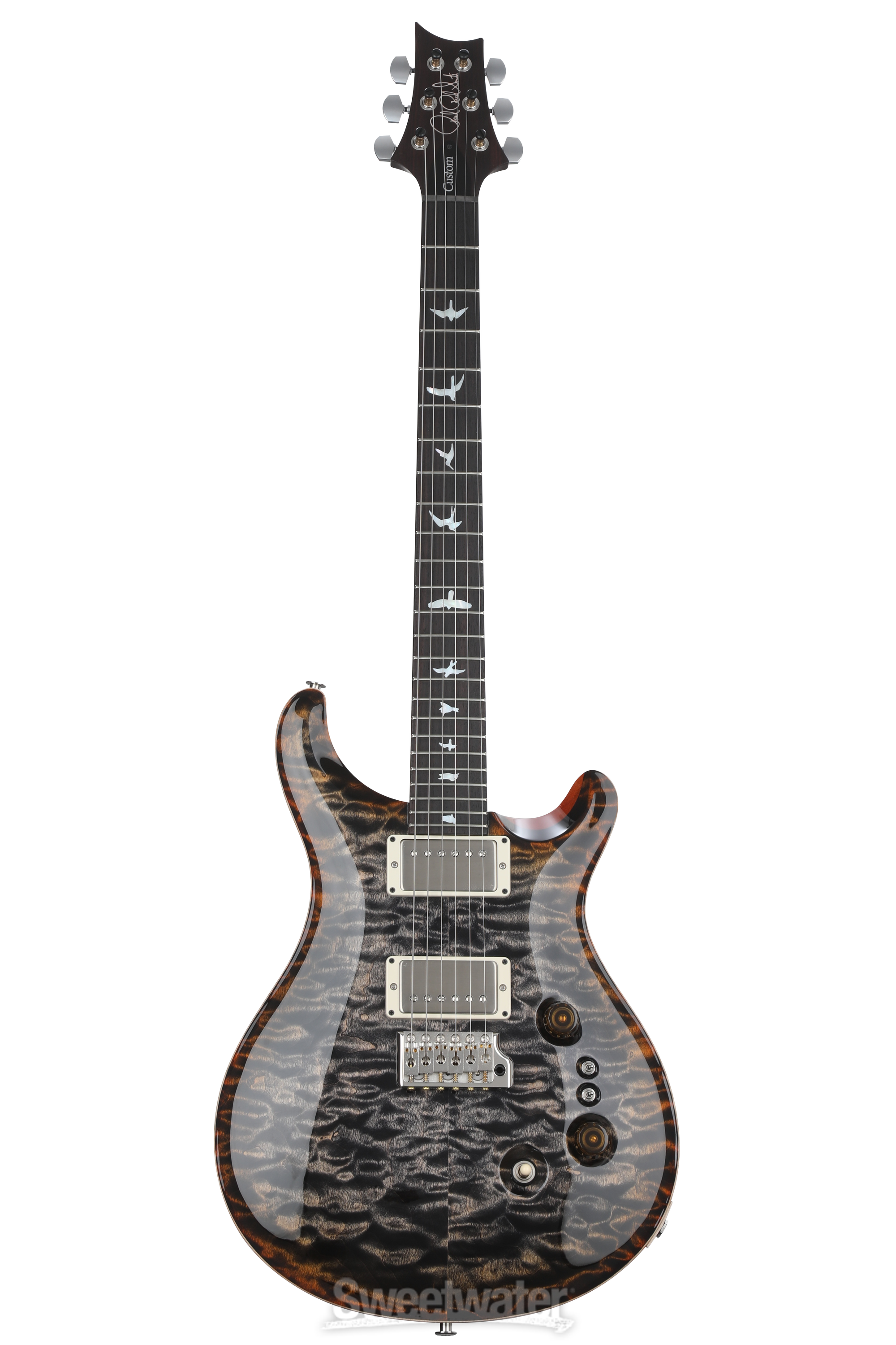 PRS Wood Library Custom 24-08 Electric Guitar - Burnt Maple Leaf PRS Wood Library Custom 24-08 Electric Guitar - Burnt Maple Leaf