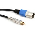 Photo of Lynx CBL-XMDR18 XLR Male to RCA Male S/PDIF Adapter Cable - 1.5 foot