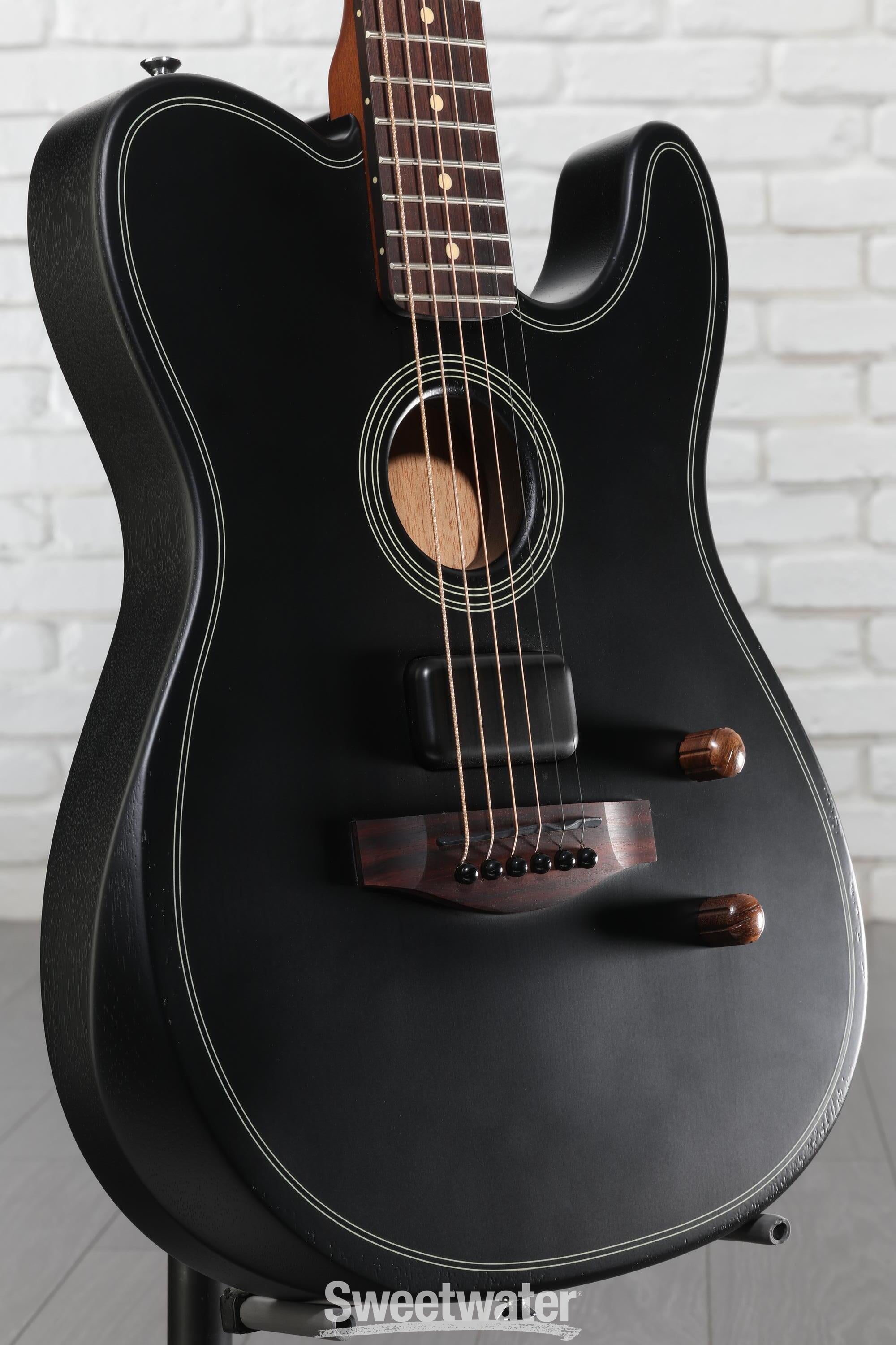 Fender Acoustasonic Standard Telecaster Acoustic-electric Guitar - Black