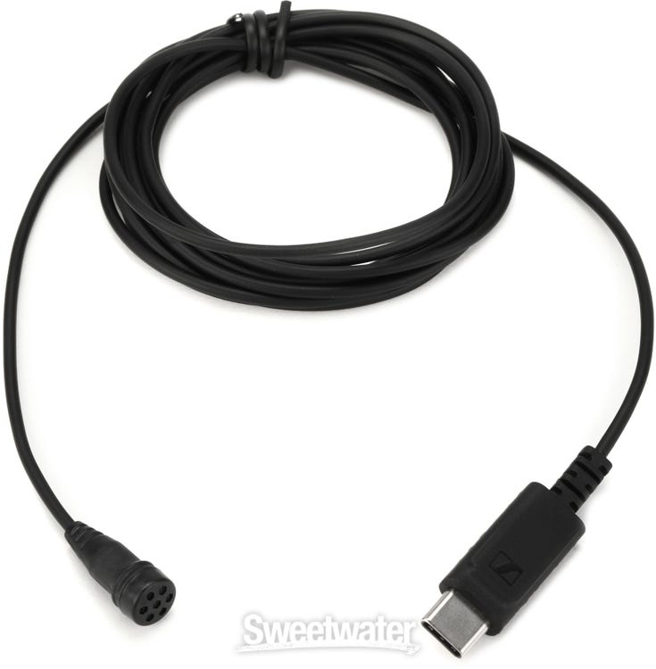 Sennheiser XS Lav USB-C Omnidirectional Lavalier Microphone with 2M Cable  USB-C Connector