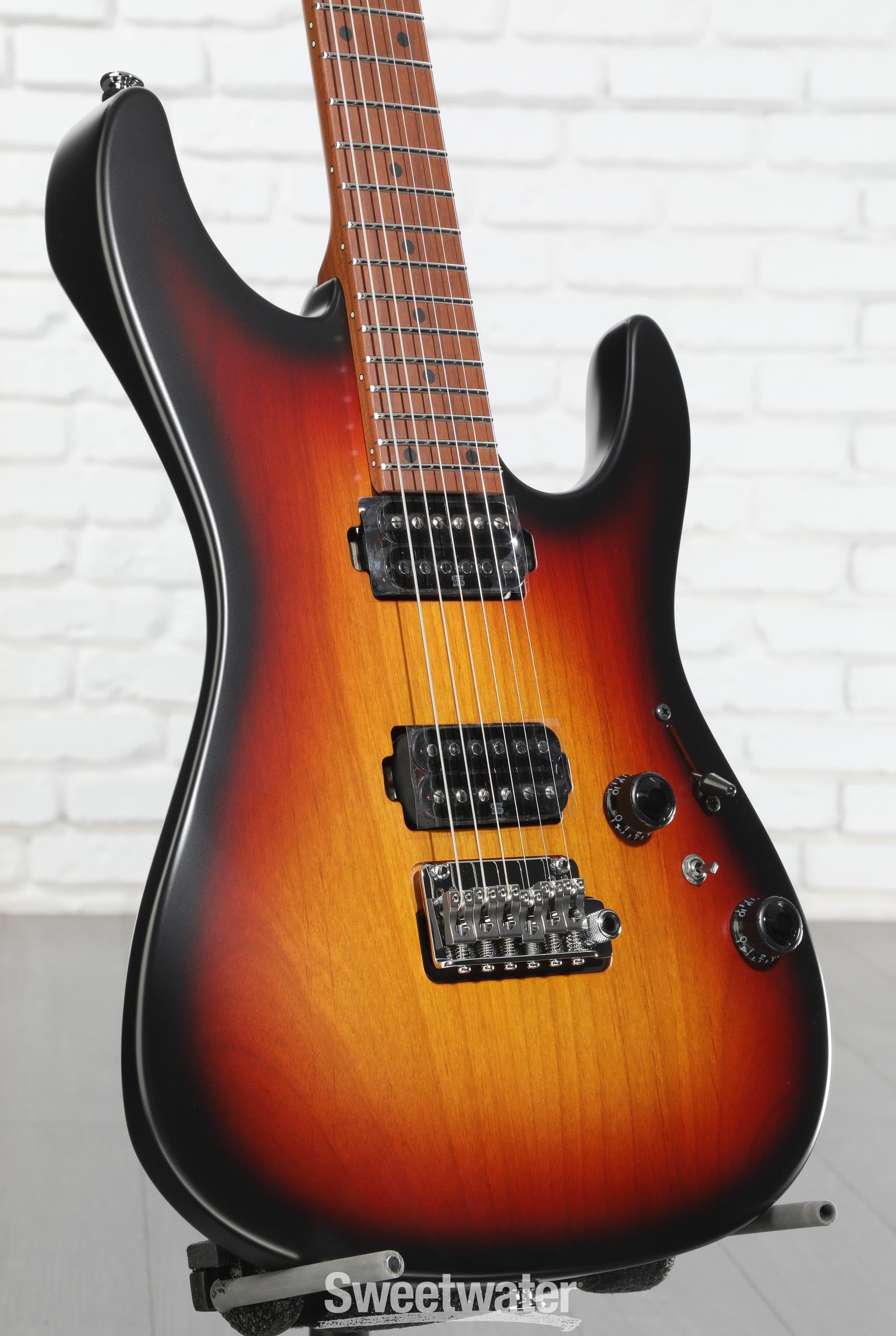 Ibanez Prestige AZ2402 Electric Guitar - Tri Burst Fade Flat