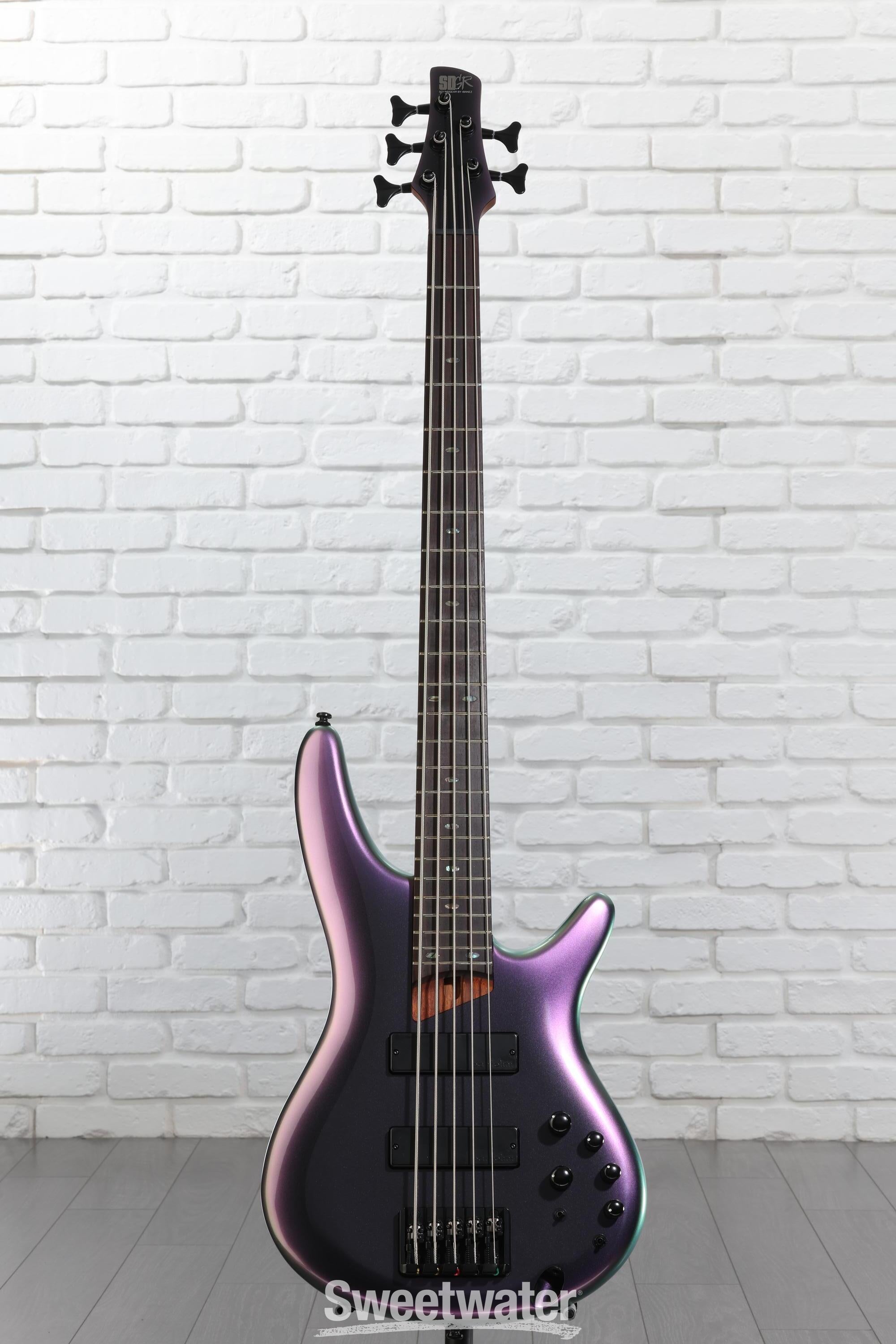 Ibanez SR505 ブラック Ibanez SR505E Bass Guitar - Black Aurora Burst | Sweetwater