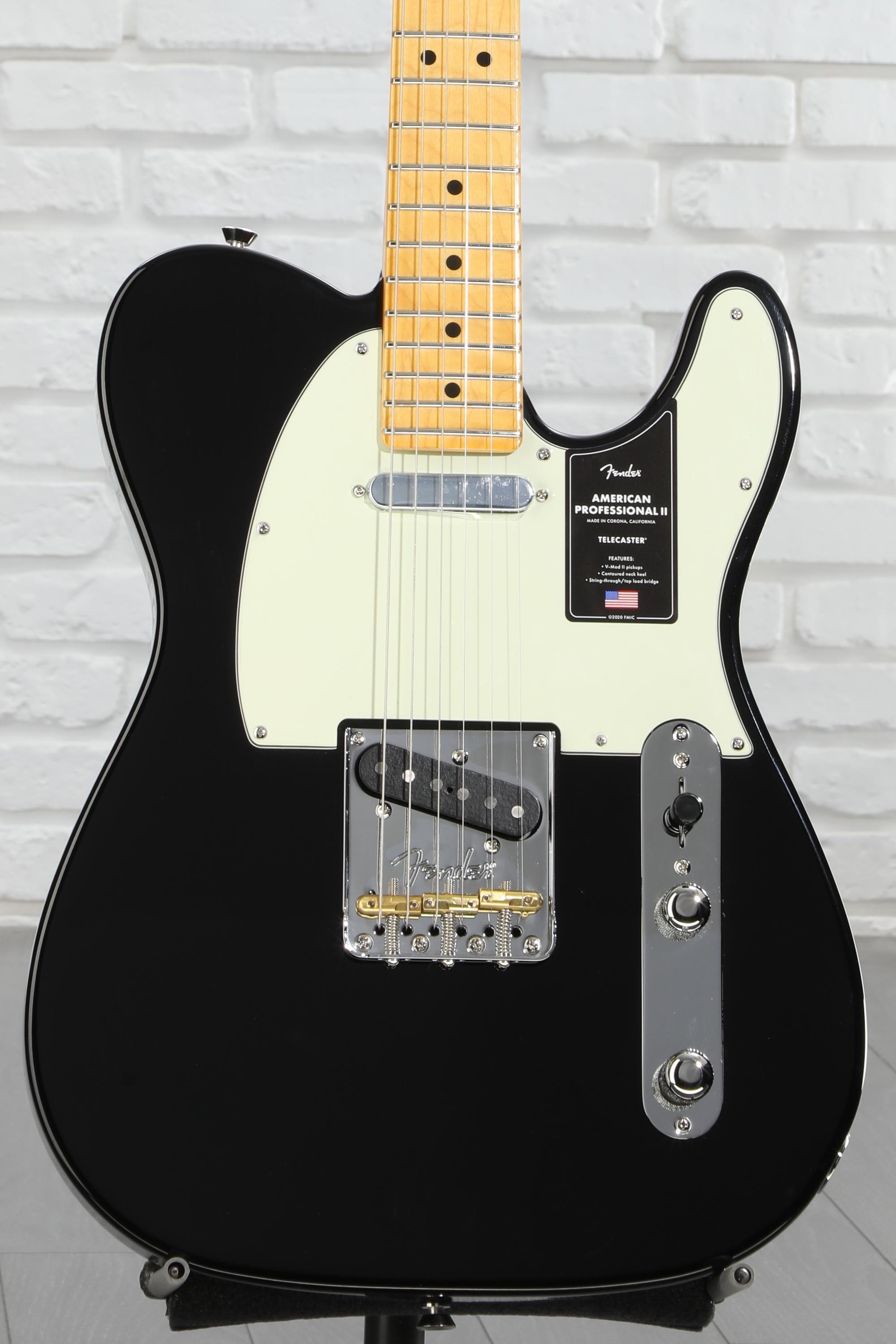 Fender American Professional II Telecaster - Black with Maple