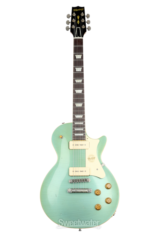 Heritage Custom Core Artisan Aged H-150 P-90 Electric Guitar - Pelham Blue