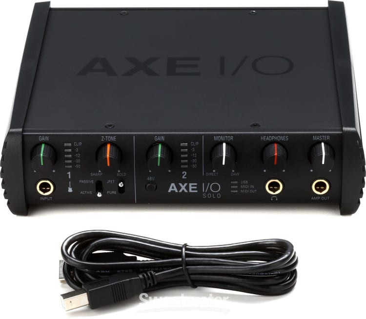IK Multimedia AXE I/O SOLO & AmpliTube 5 & TONEX Bundle Interfaces 