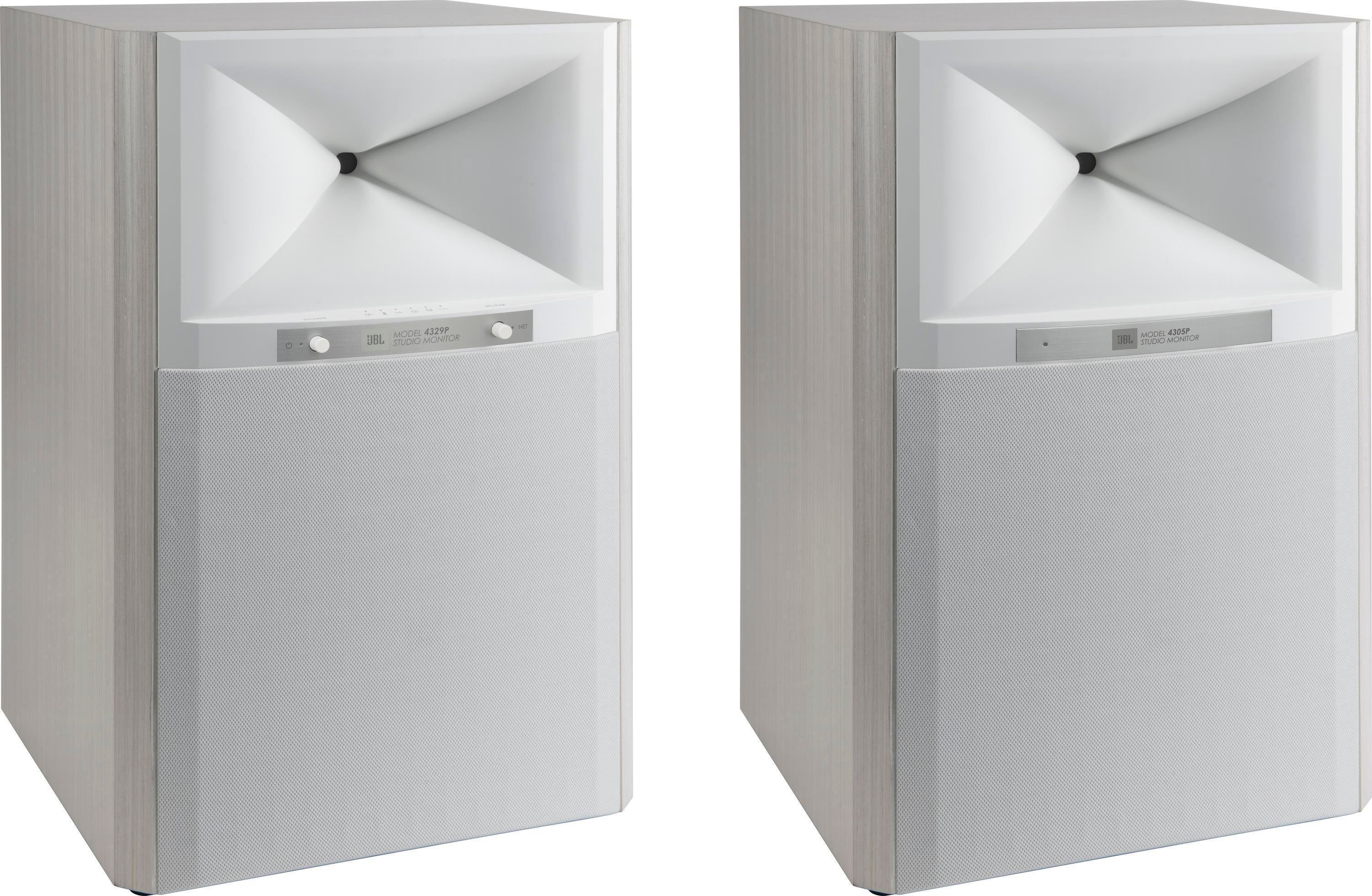 Photo of JBL 4329P Powered Bookshelf Speakers - White